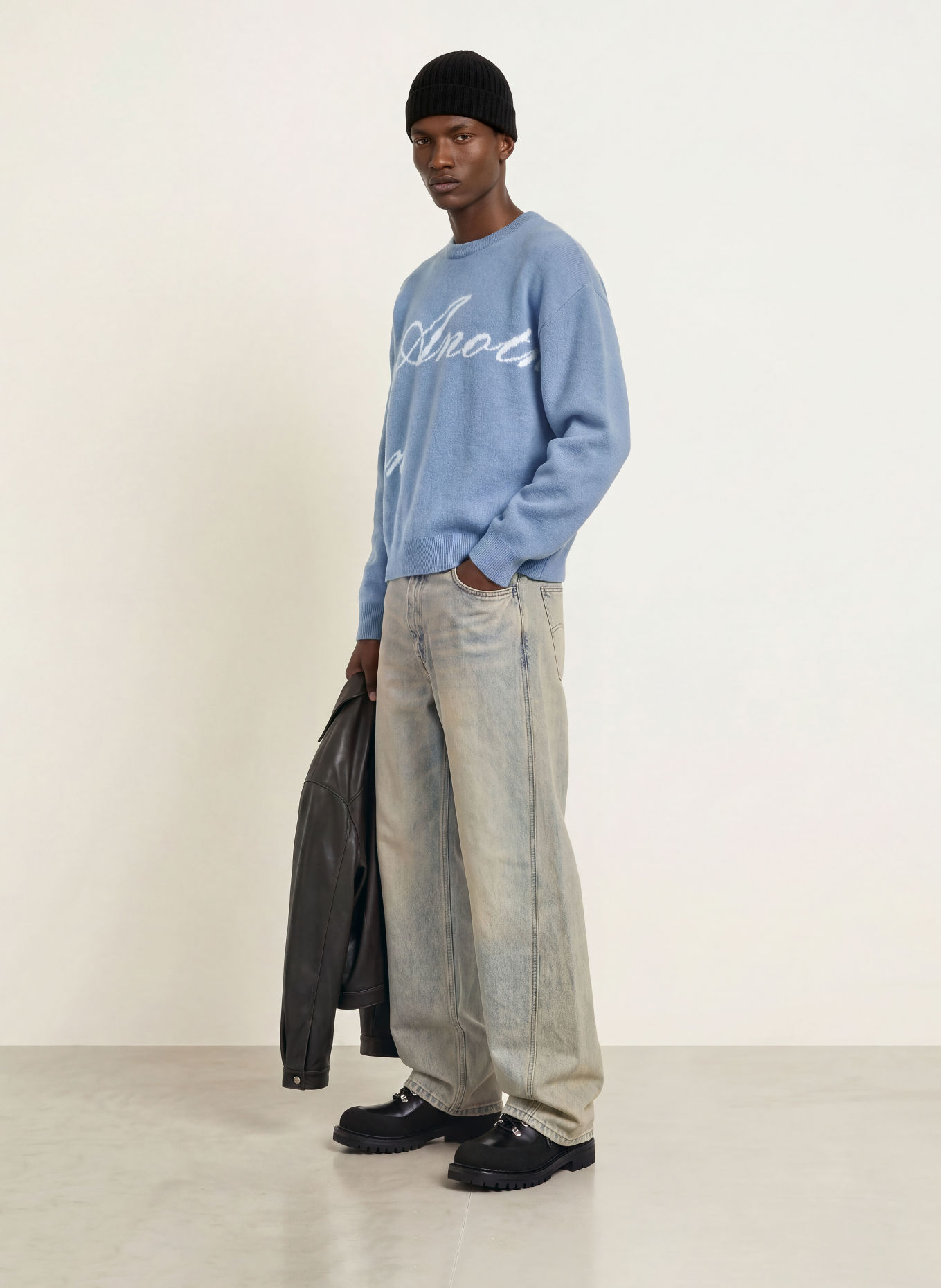 another COTTON LAB Pullover: BLAUGRAU