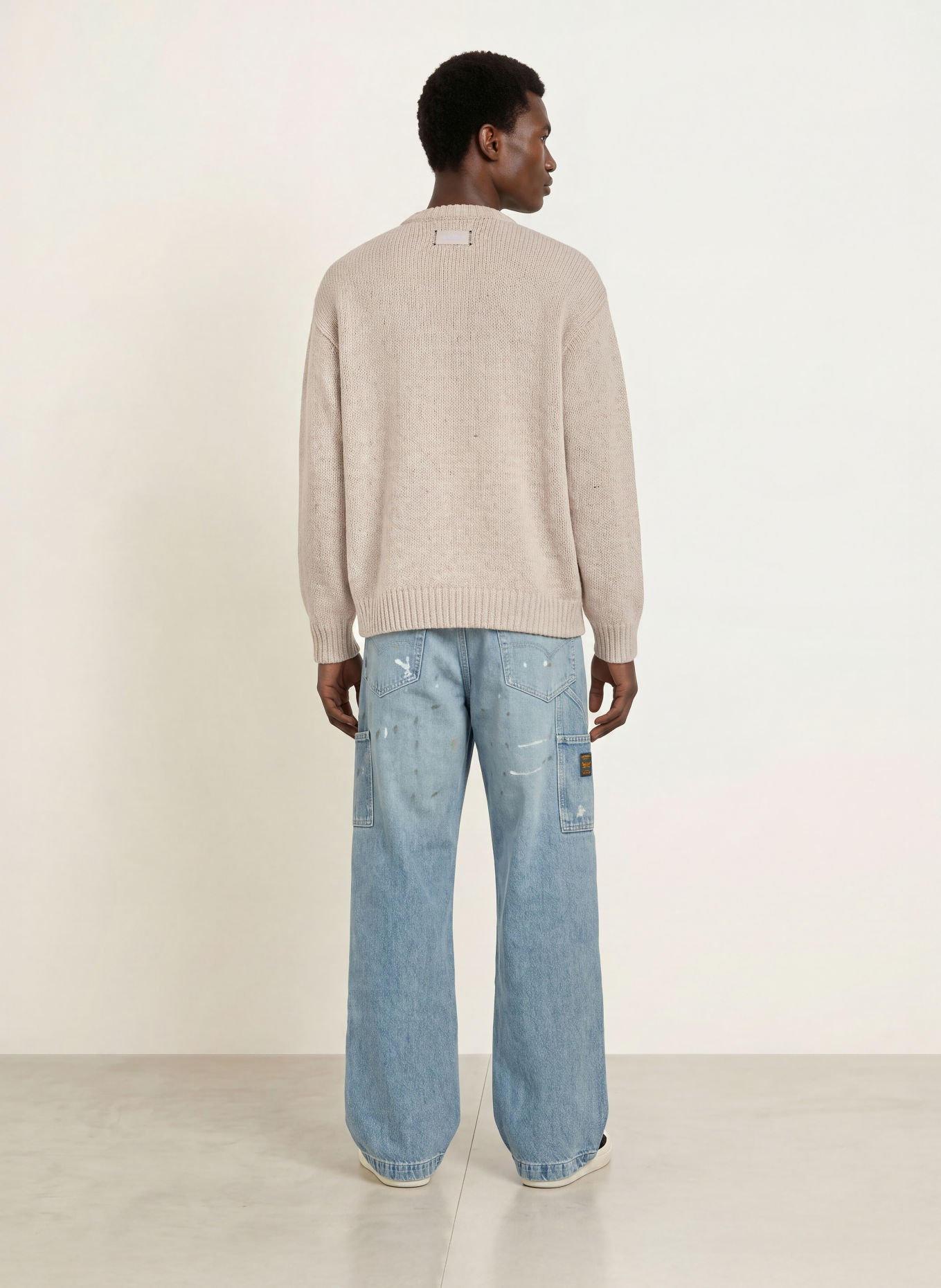 another COTTON LAB Pullover: BEIGE