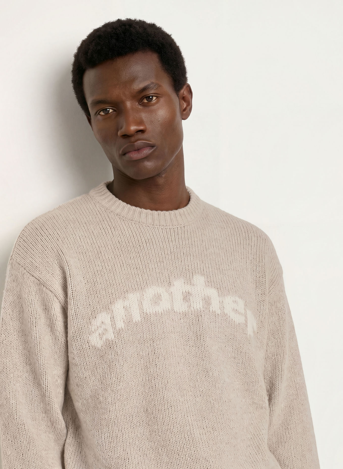 another COTTON LAB Pullover: BEIGE
