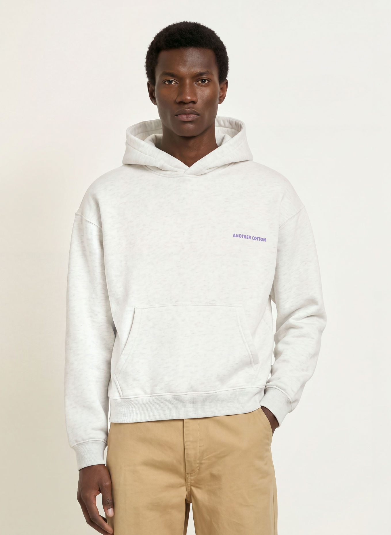 another COTTON LAB SUNDAY Hoodie: LIGHT GRAY