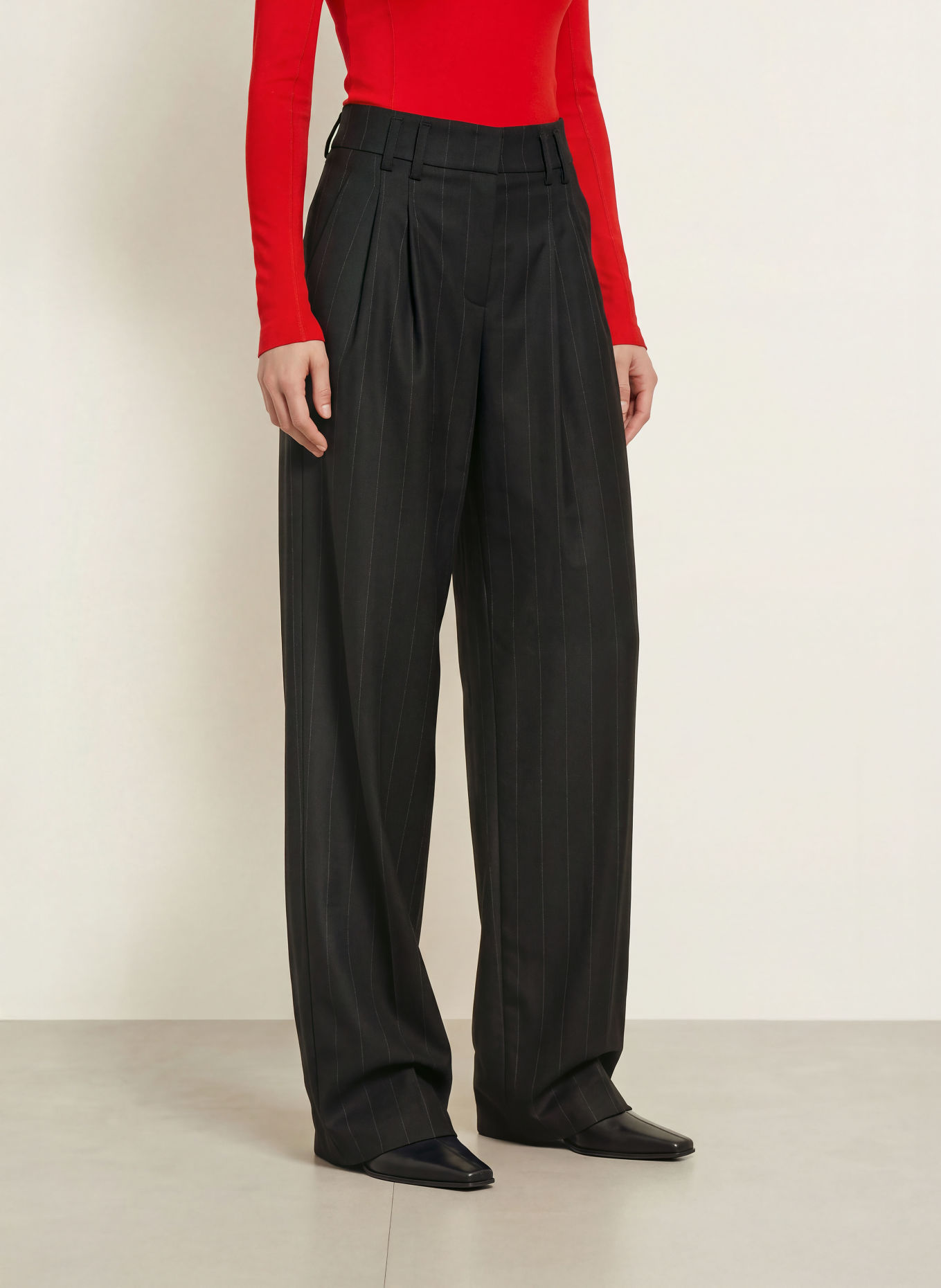 RAFFAELLO ROSSI Marlene-broek MAYLA: ZWART