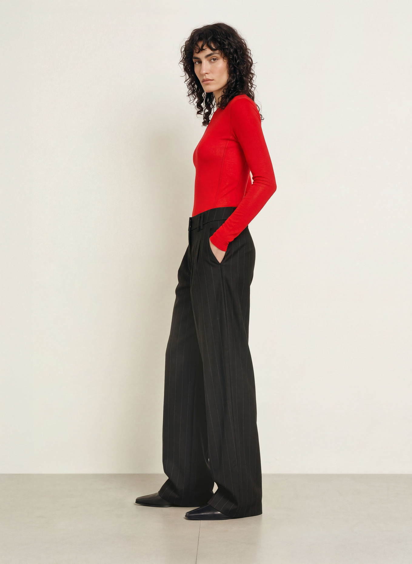 RAFFAELLO ROSSI Marlene-broek MAYLA: ZWART
