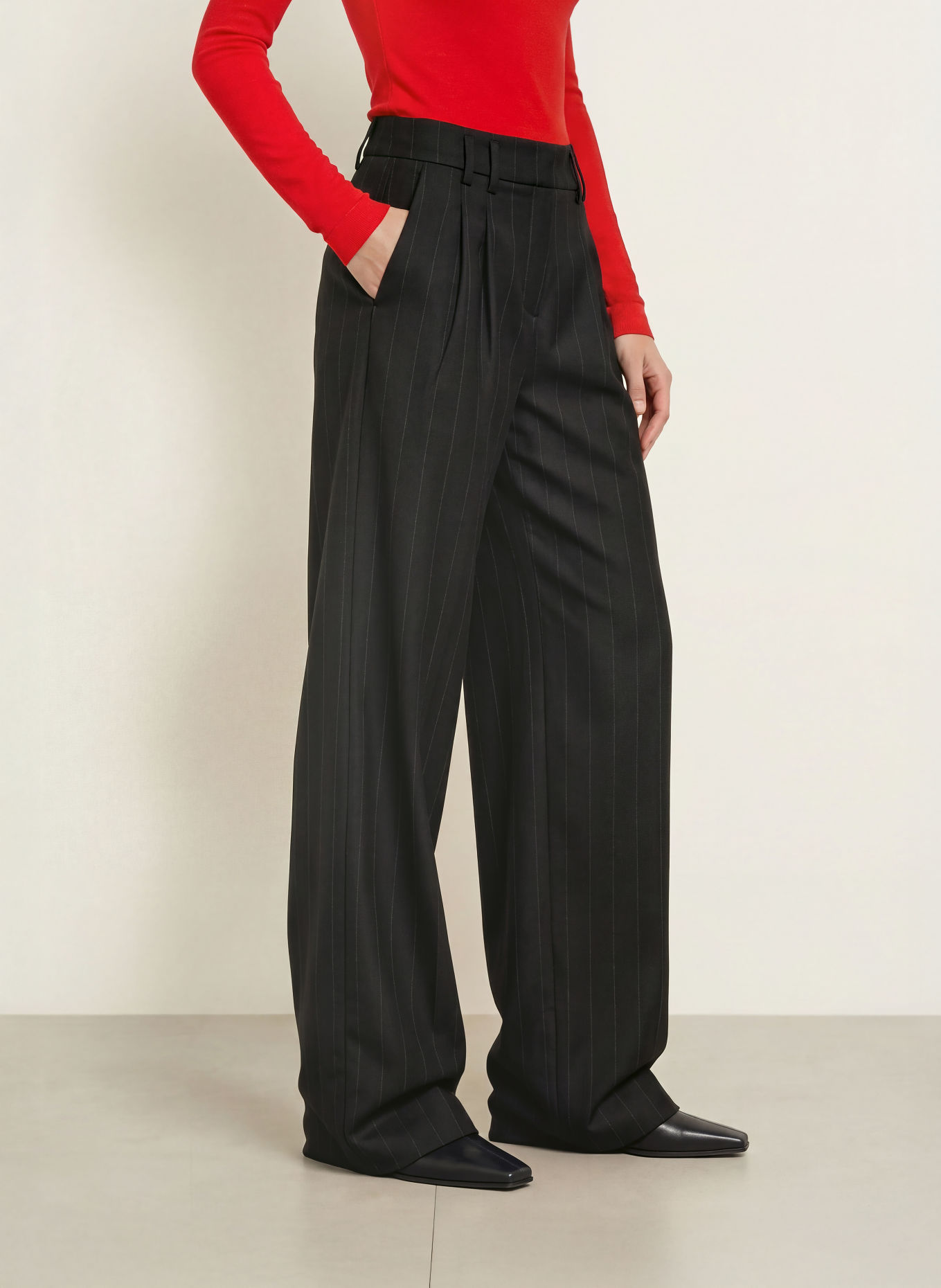 RAFFAELLO ROSSI Marlene-broek MAYLA: ZWART