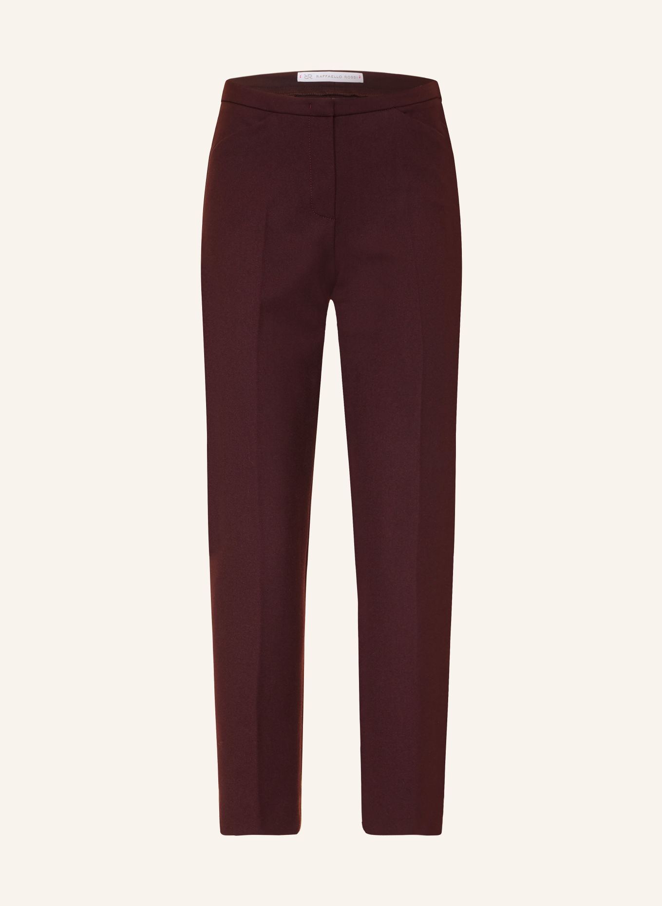 RAFFAELLO ROSSI 7/8 broek MAXIMA: DONKERROOD