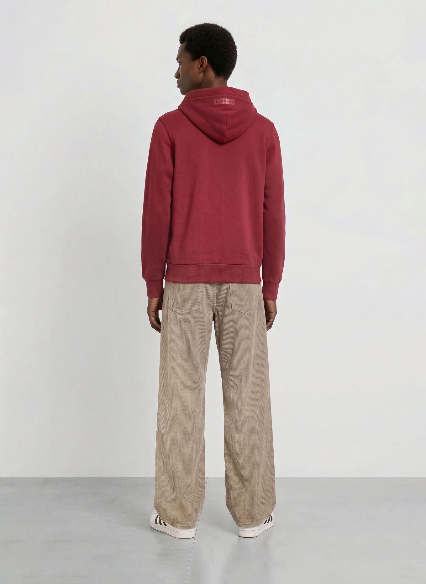 ELBSAND Sweatvest THURE: DONKERROOD