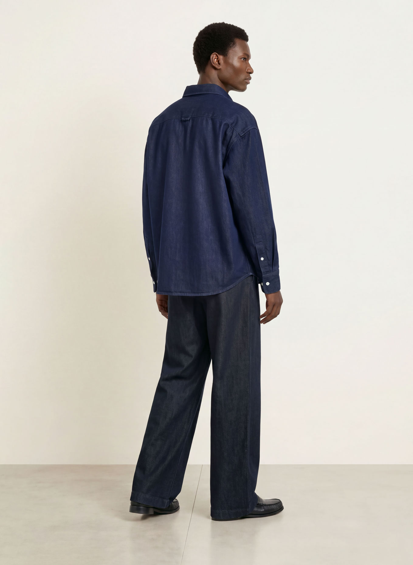 studio seidensticker Jeans-Overshirt: DUNKELBLAU