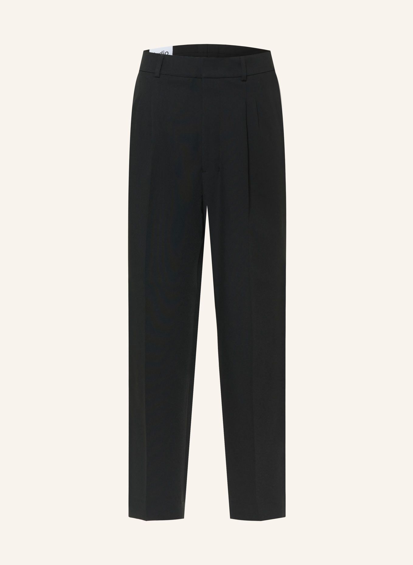 studio seidensticker STUDIO Relaxed Fit Chinos: BLACK