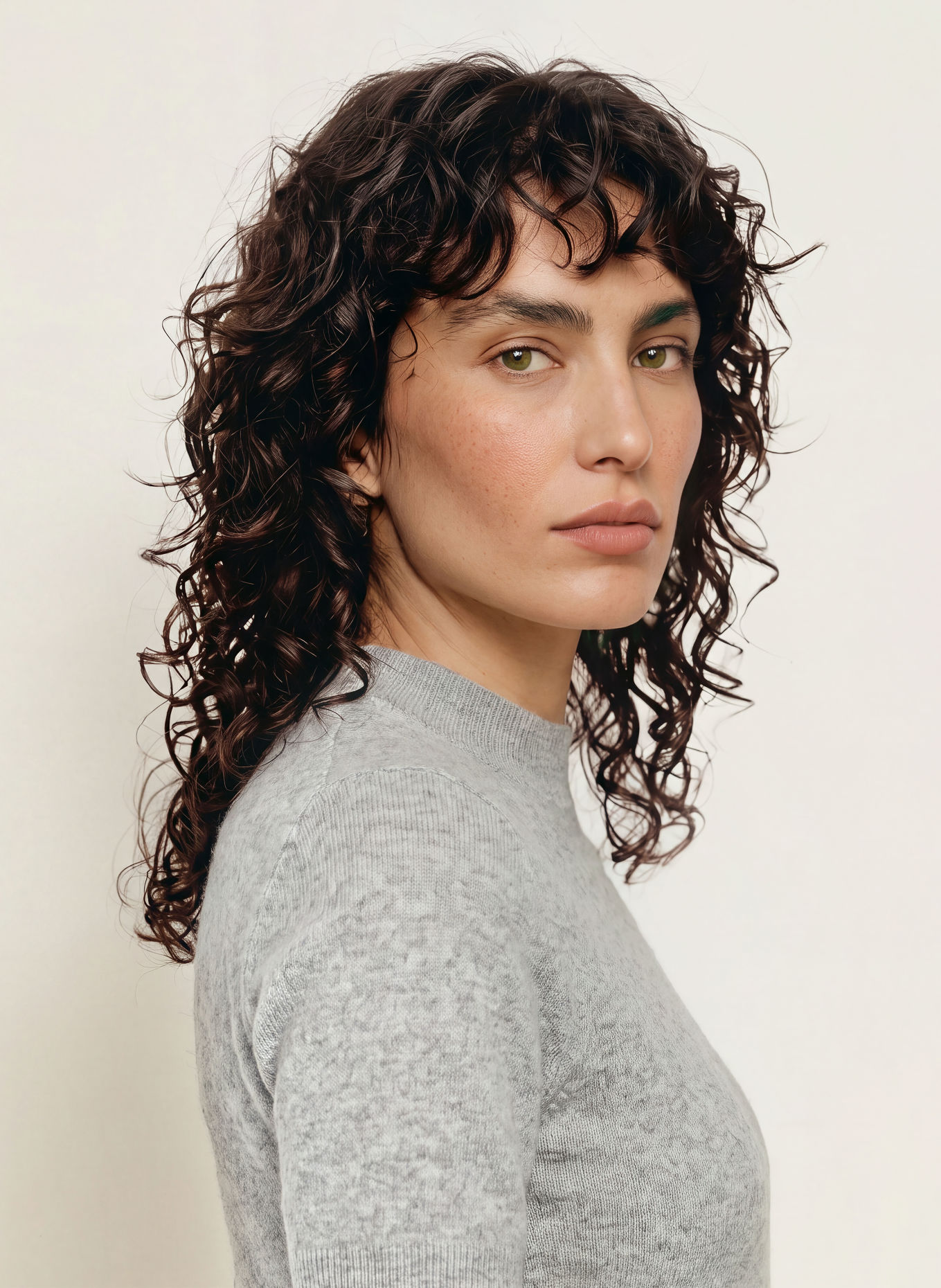 DRYKORN FINIA Cashmere Knit Shirt: GRAY