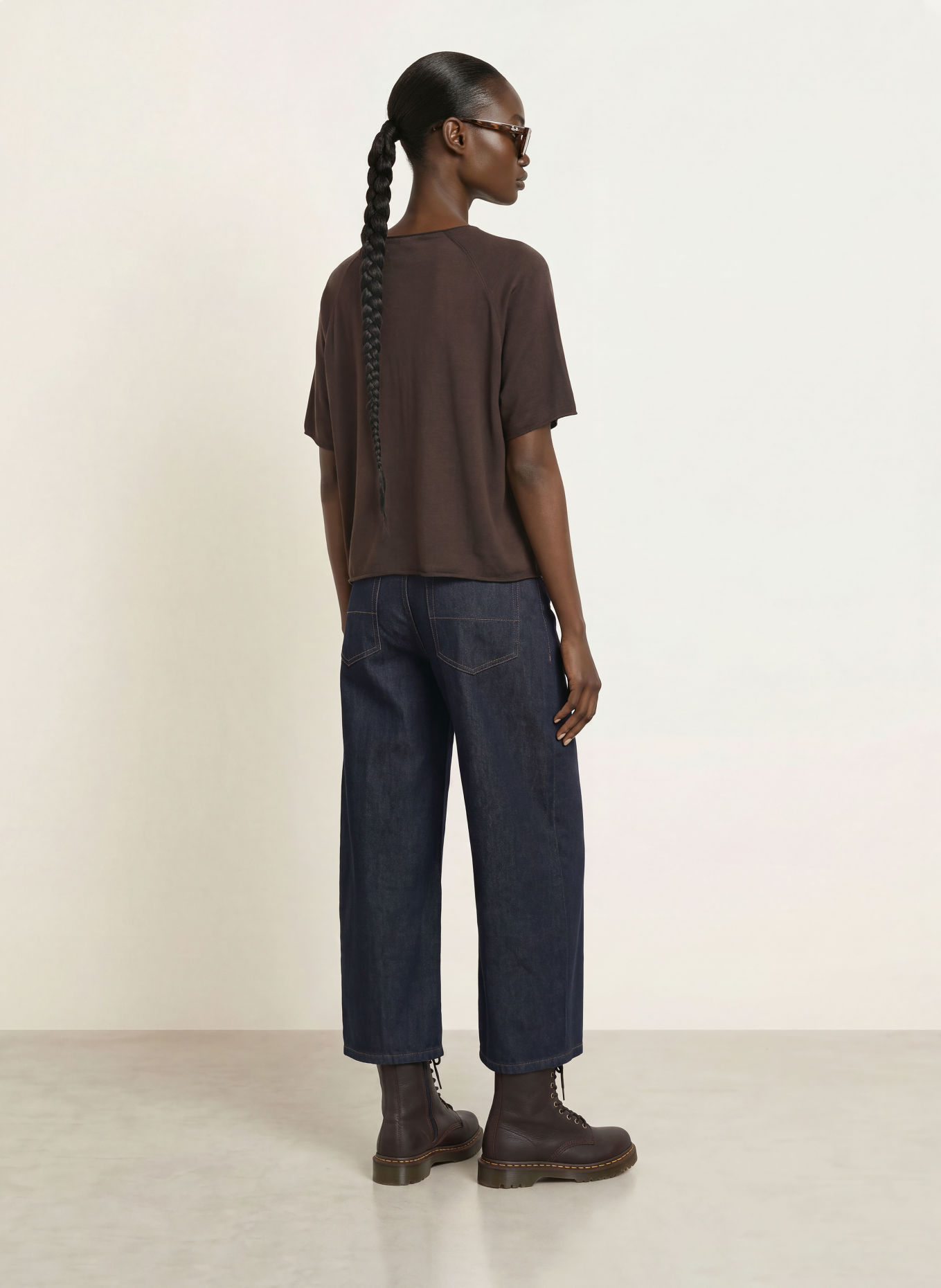 DRYKORN MOENY Knit shirt: DARK BROWN