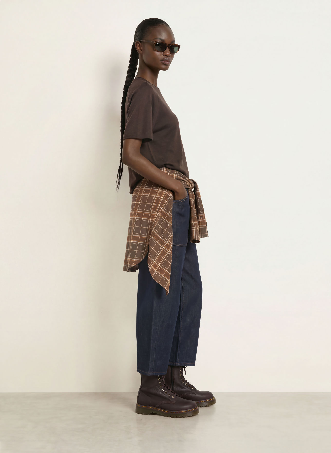 DRYKORN MOENY Knit shirt: DARK BROWN