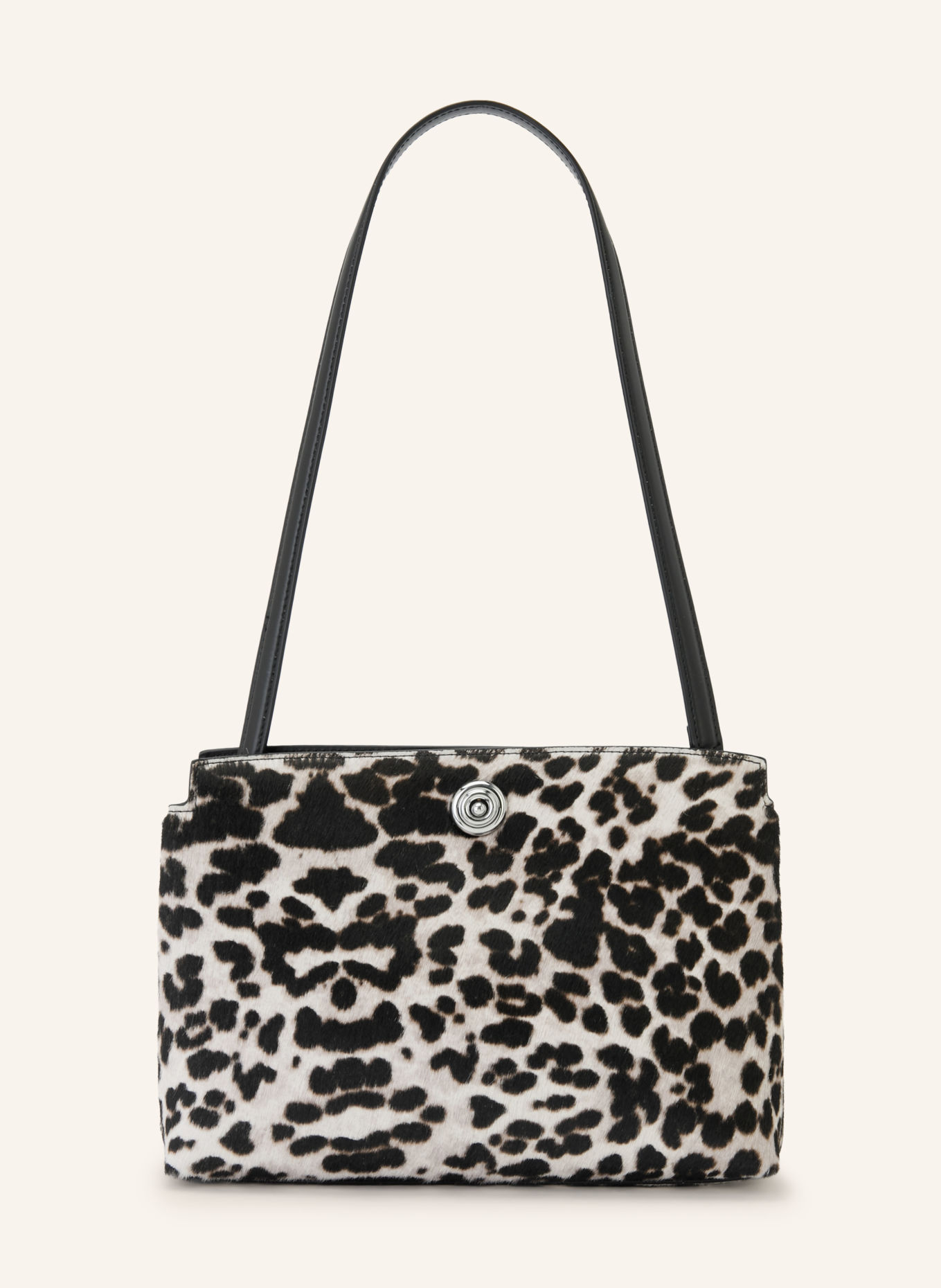 LIFFNER Pochette: CRÈME / MARRON FONCÉ / NOIR