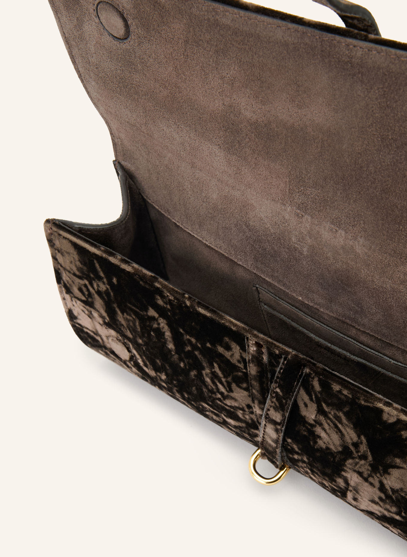 LIFFNER Pochette: MARRON FONCÉ / OR