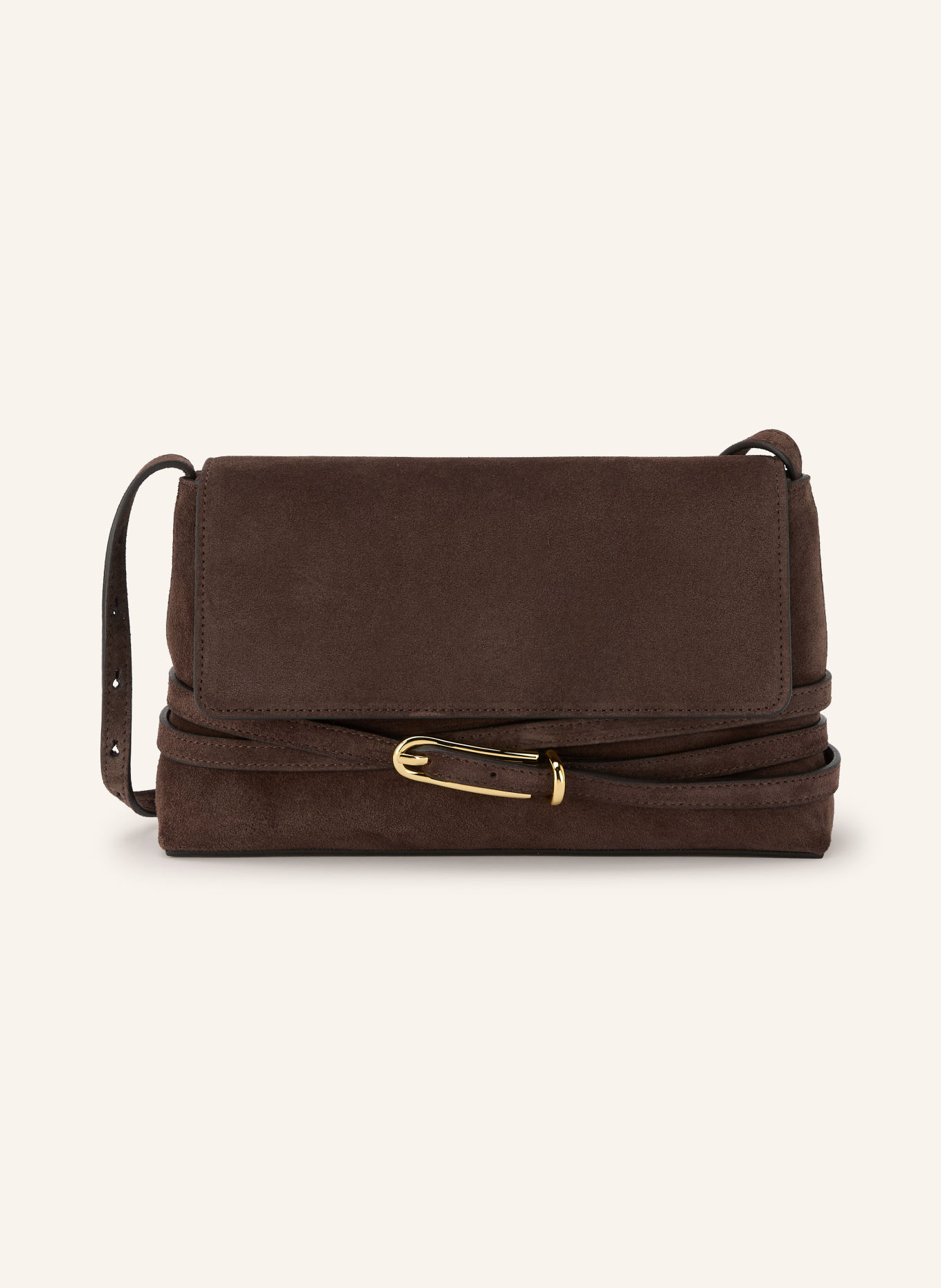 LIFFNER Sac à bandoulière: MARRON FONCÉ / OR