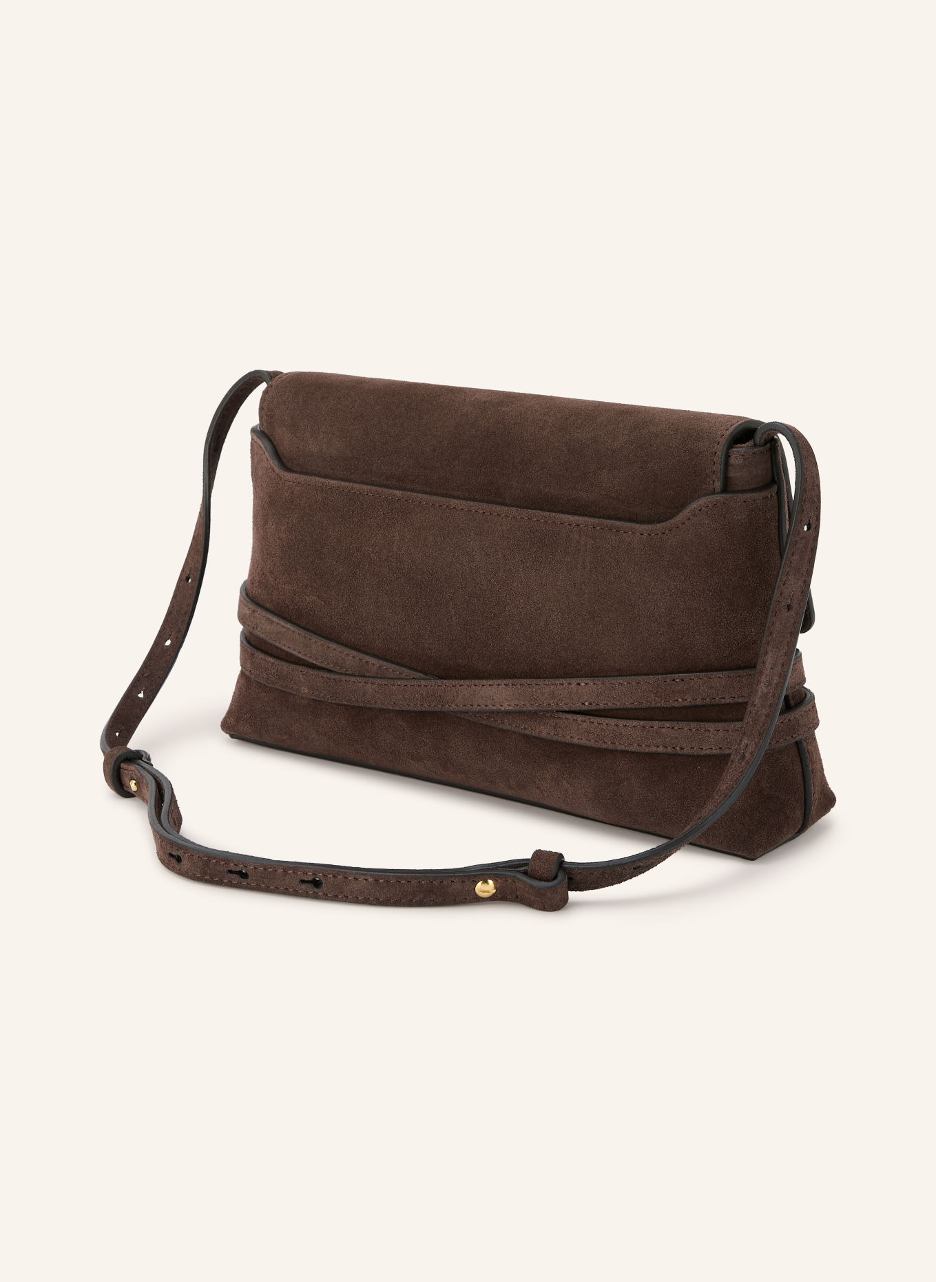 LIFFNER Sac à bandoulière: MARRON FONCÉ / OR