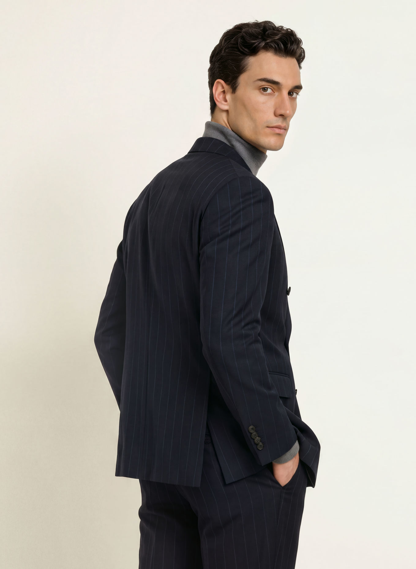 DRESSLER Anzugsakko Extra Slim Fit: 048 DUNKELBLAU