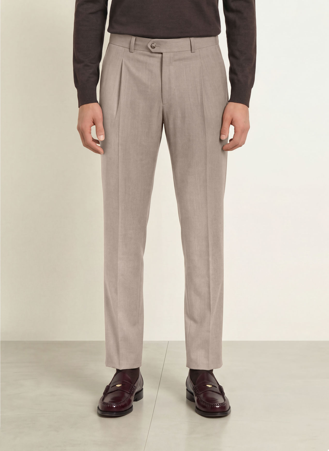 DRESSLER JADEN Regular Fit Suit Pants: 072 BEIGE