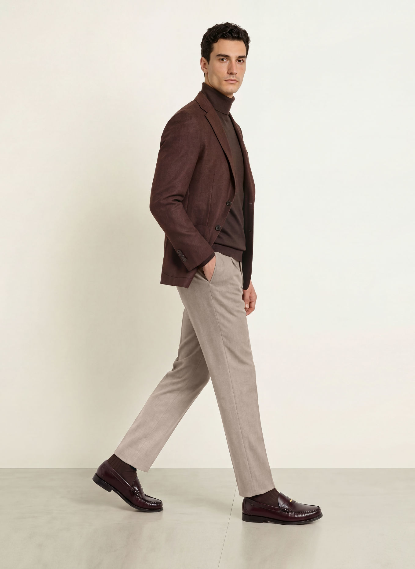 DRESSLER JADEN Regular Fit Suit Pants: 072 BEIGE