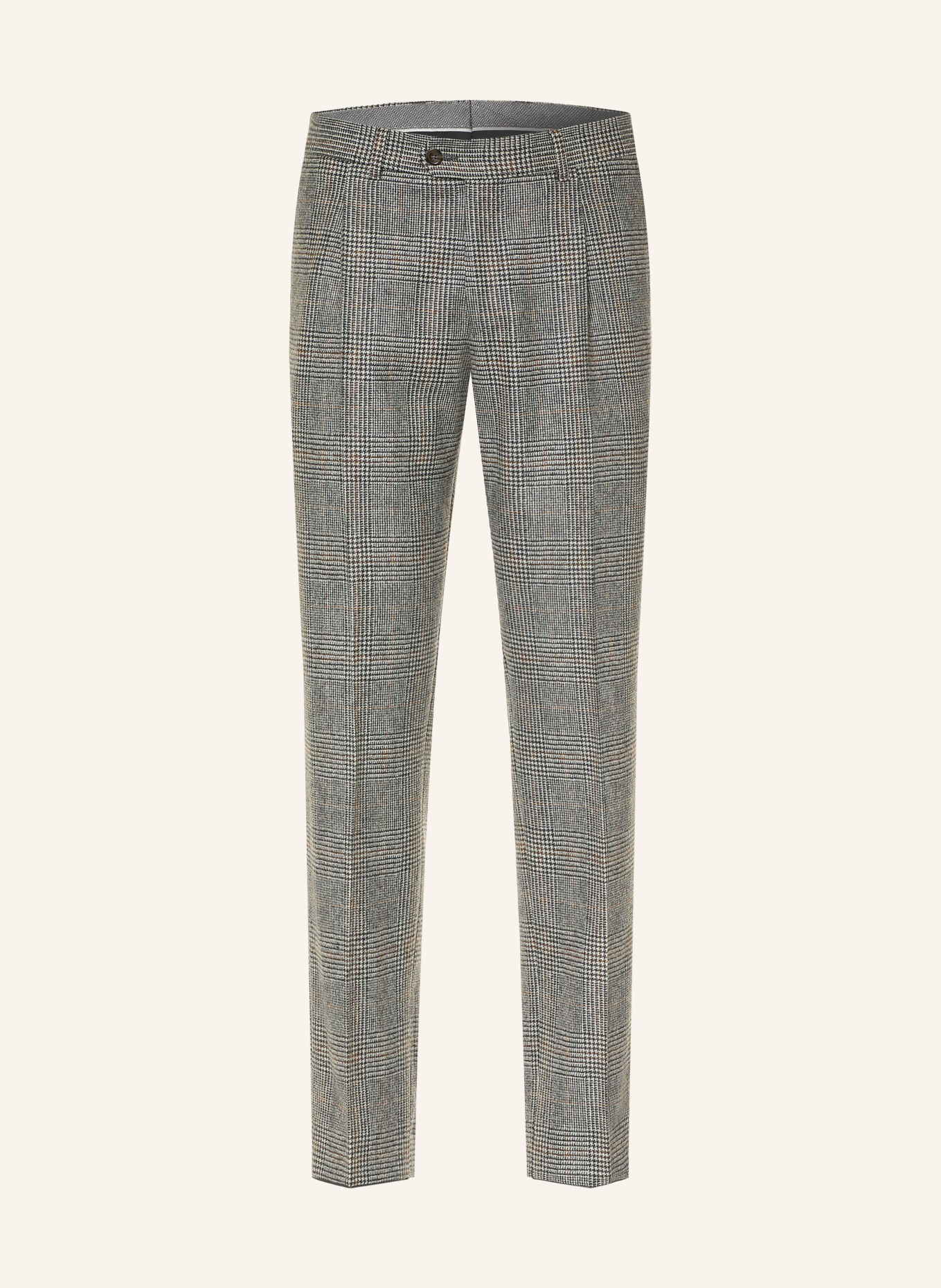 DRESSLER Anzughose JADEN Regular Fit aus Flanell: 010 WEISS