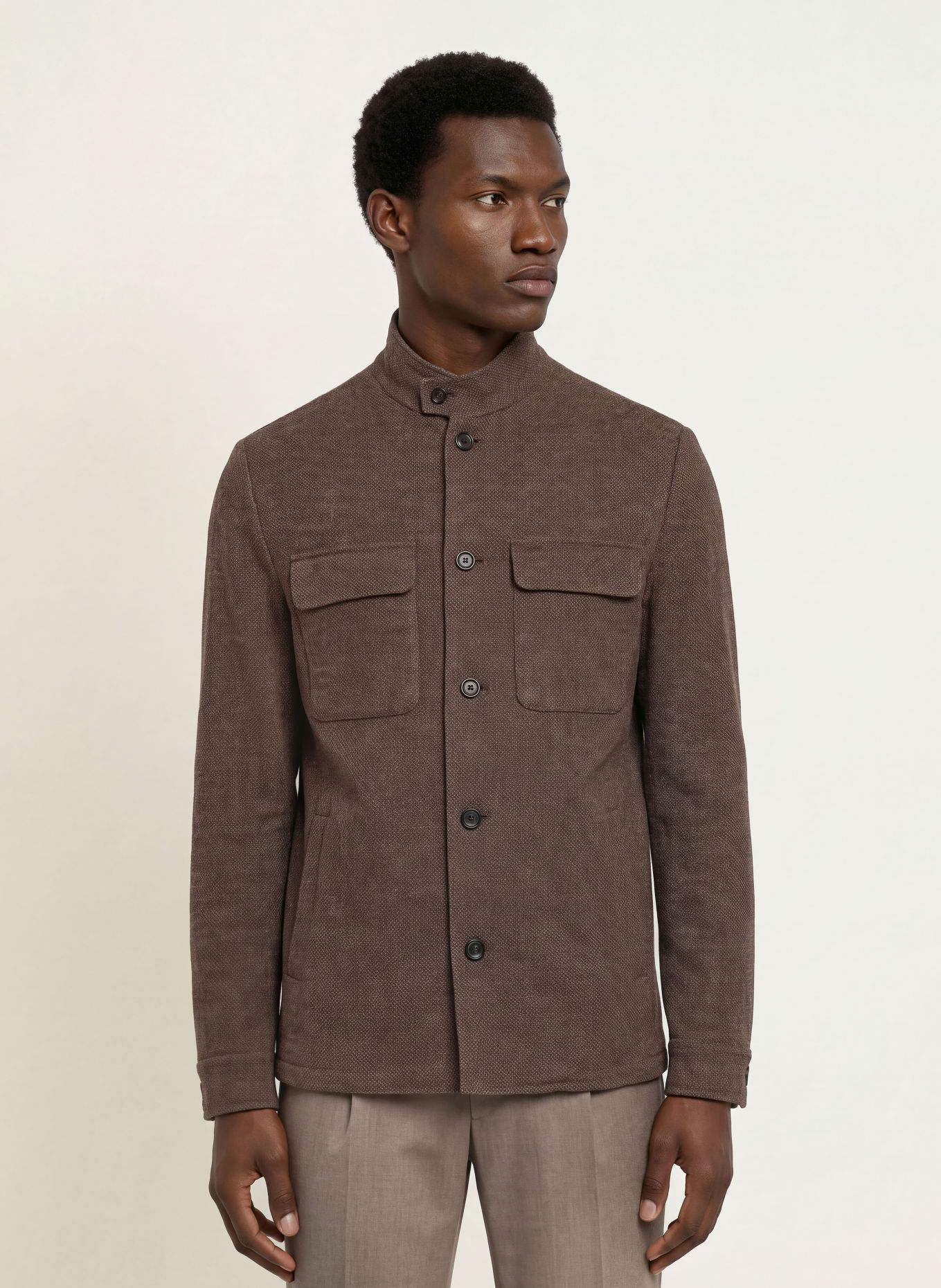 DRESSLER Overjacket: TAUPE