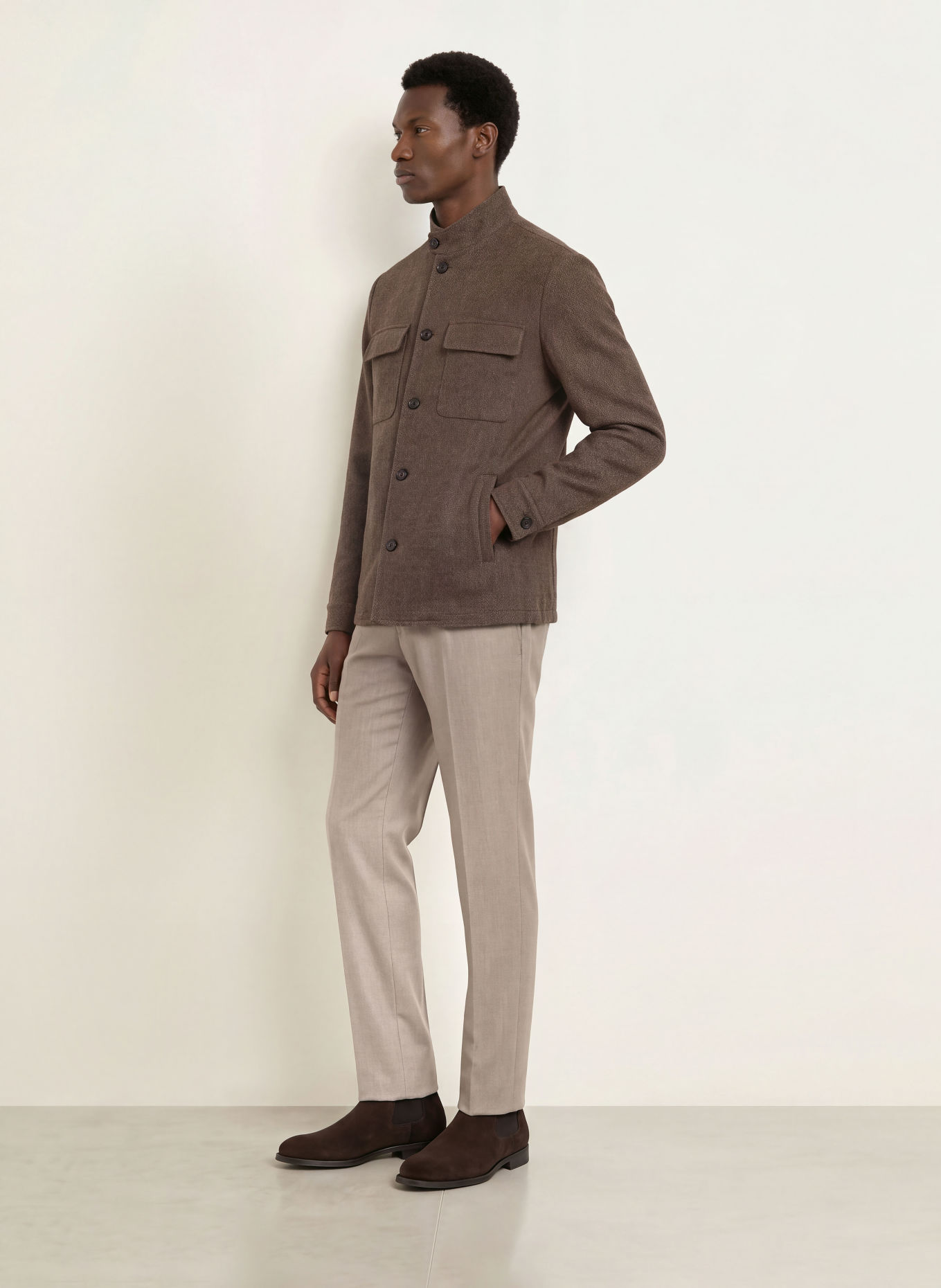 DRESSLER Overjacket: TAUPE