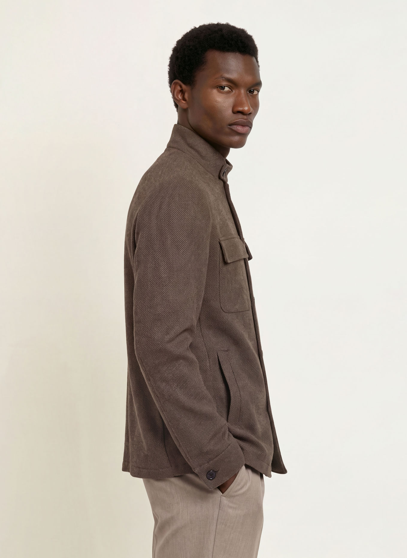 DRESSLER Overjacket: TAUPE