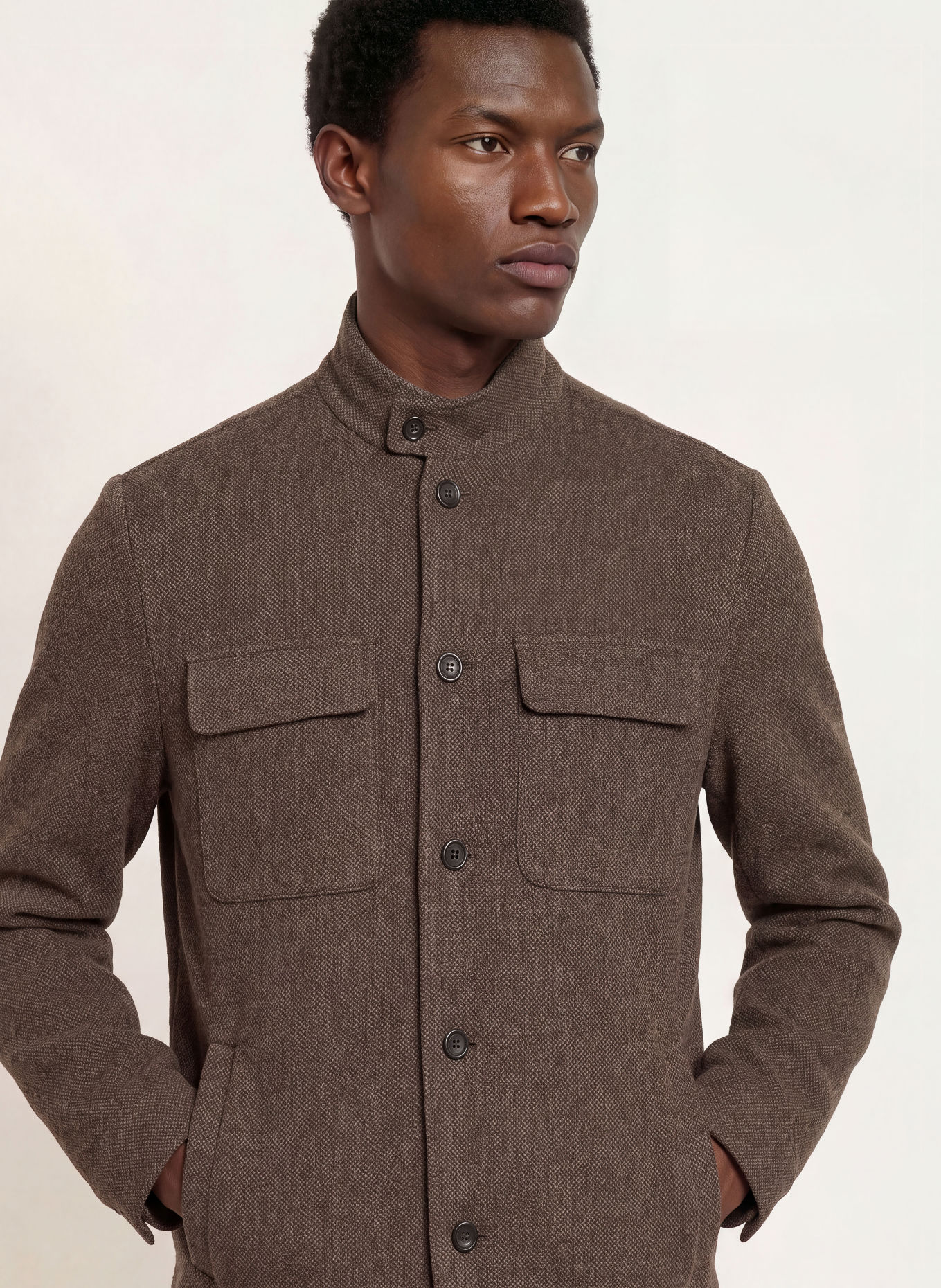 DRESSLER Overjacket: TAUPE