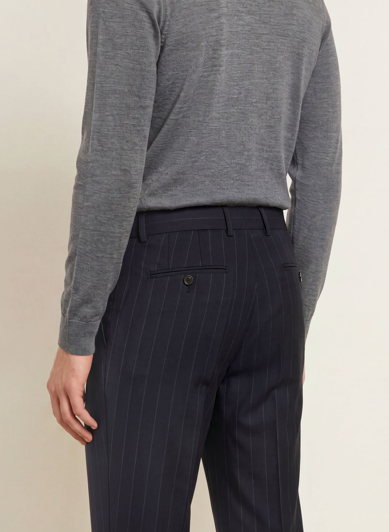 DRESSLER Anzughose JADEN Slim Fit: 048 DUNKELBLAU