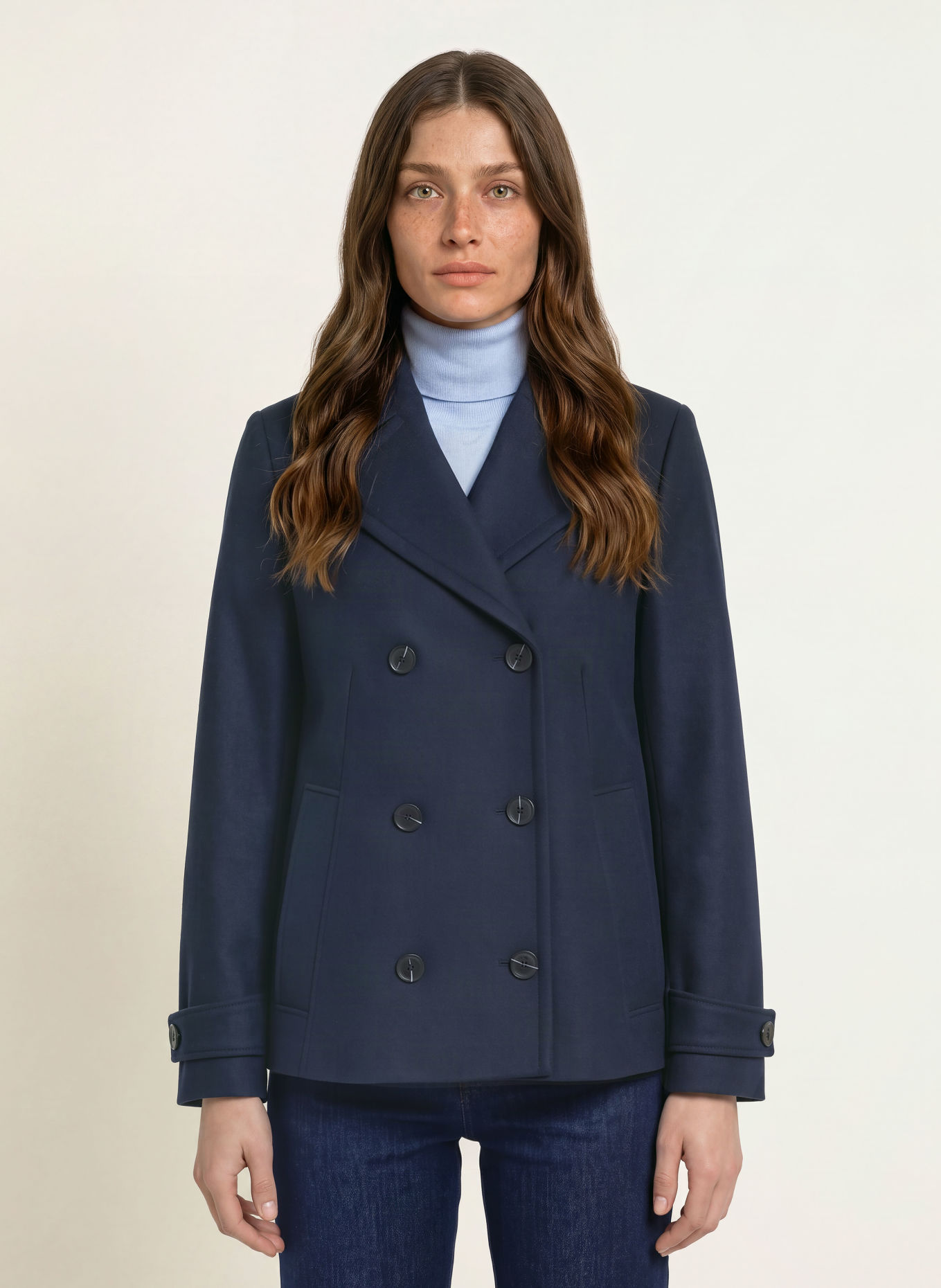 BOSS Caban court CARAZA: BLEU FONCÉ