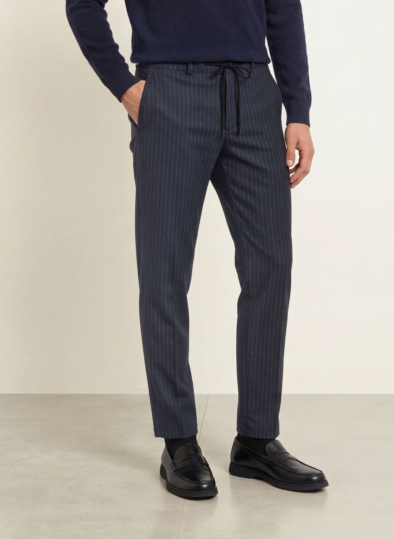 BRAX Jerseyhose PHIL im Jogging-Stil Tapered Fit: 22 NAVY