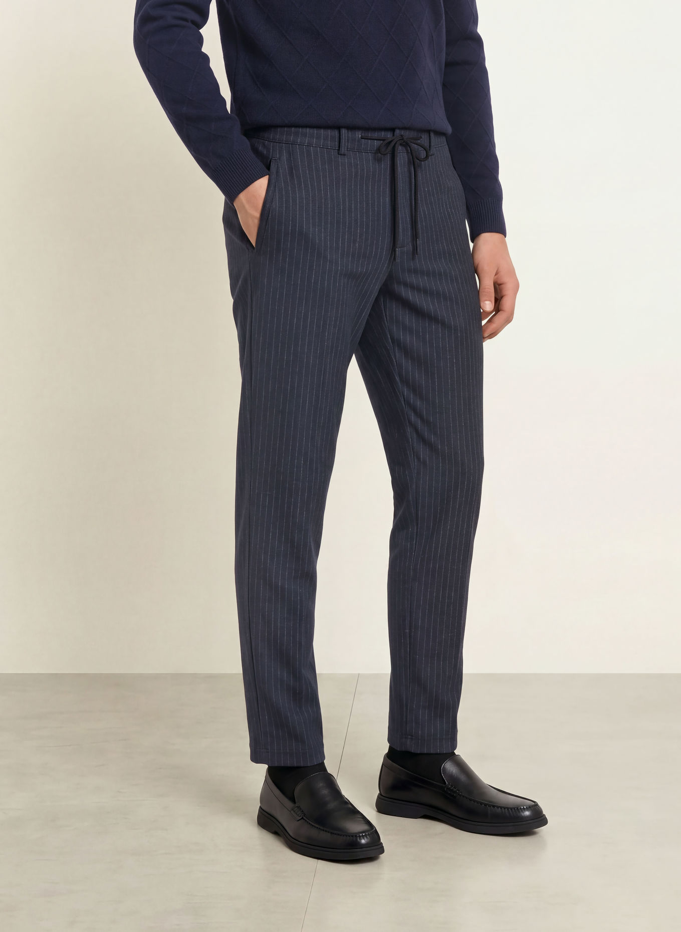 BRAX Jerseyhose PHIL im Jogging-Stil Tapered Fit: 22 NAVY