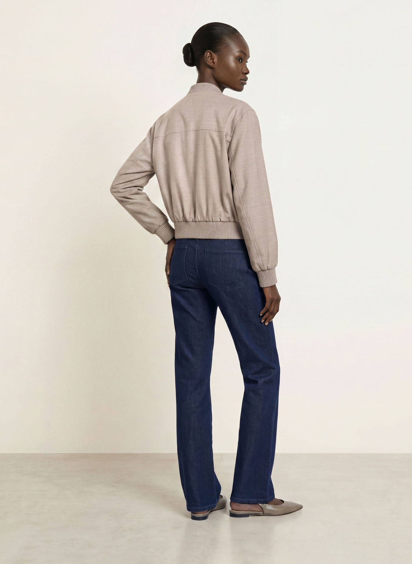 BOSS JAMAYATI Bomber jacket: TAUPE