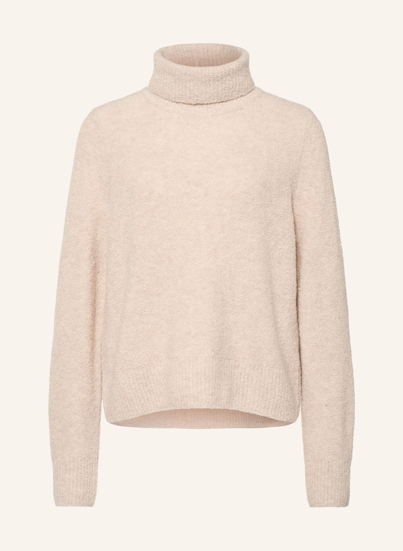 BOSS FUBRINI Turtleneck sweater: BEIGE