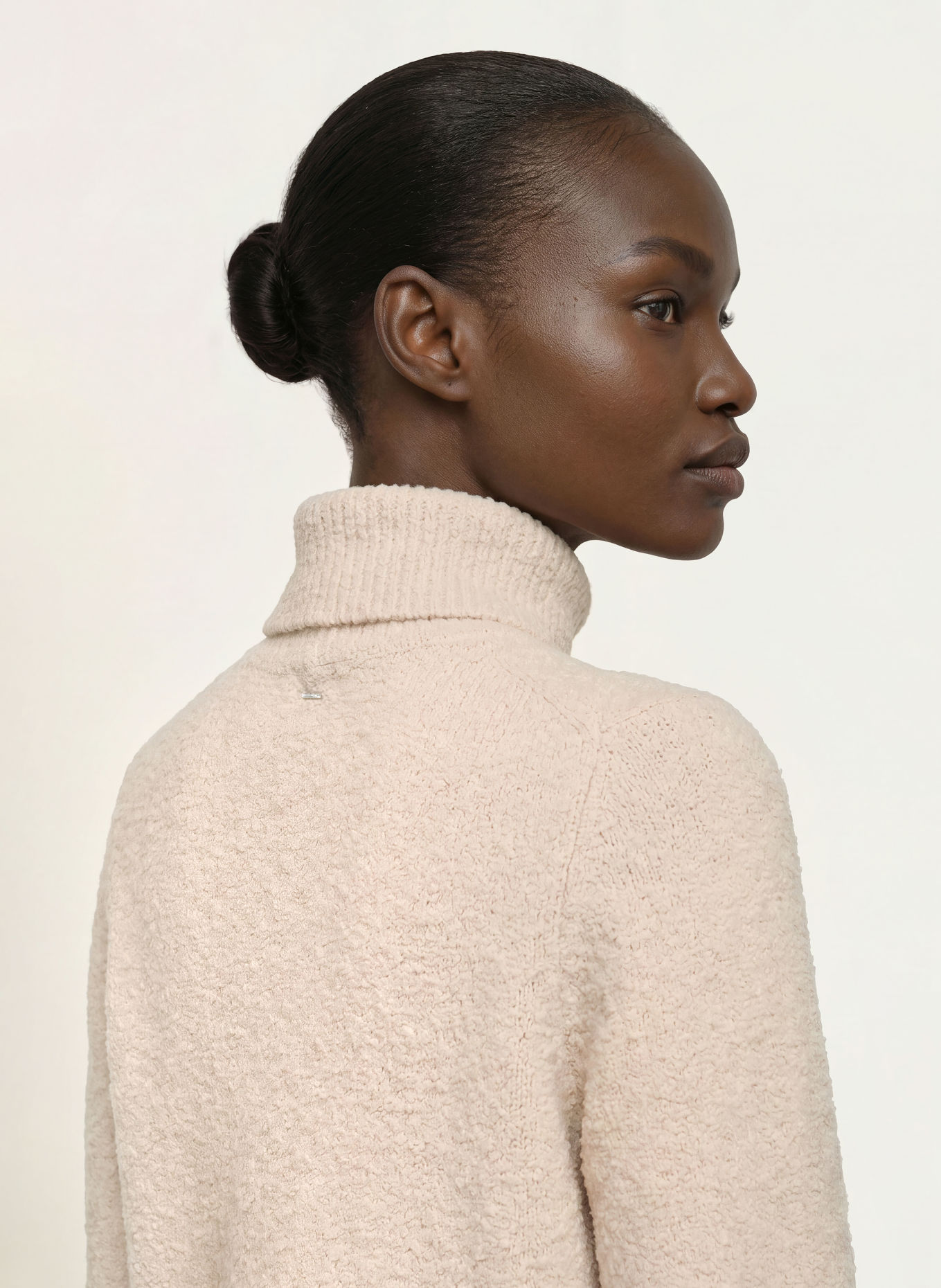 BOSS FUBRINI Turtleneck sweater: BEIGE