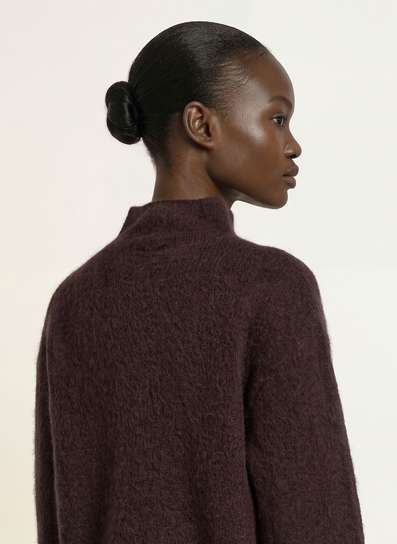 BOSS FROSELLA Sweater: DARK BROWN