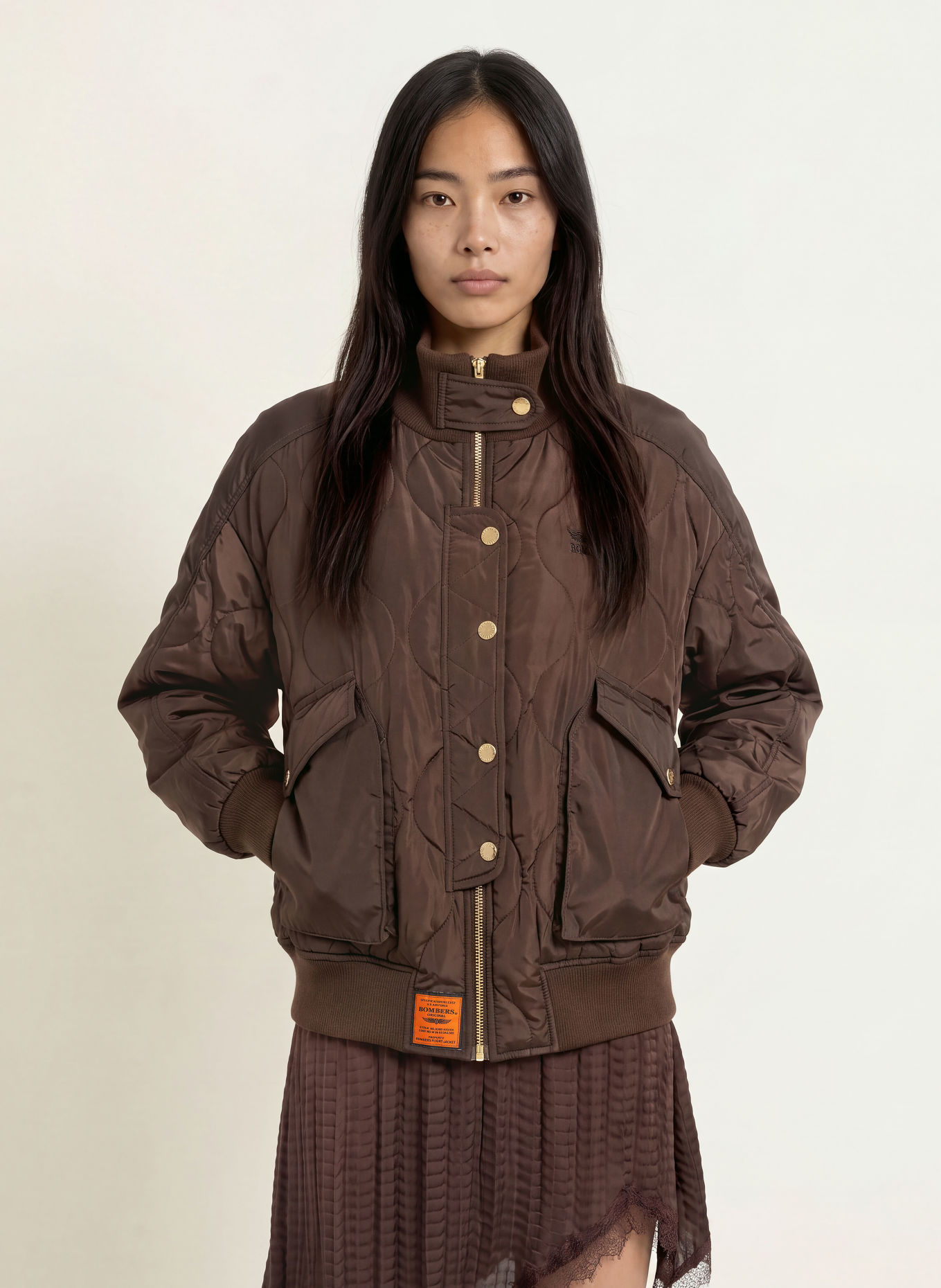 BOMBERS ORIGINAL Blouson MELDEN: MARRON