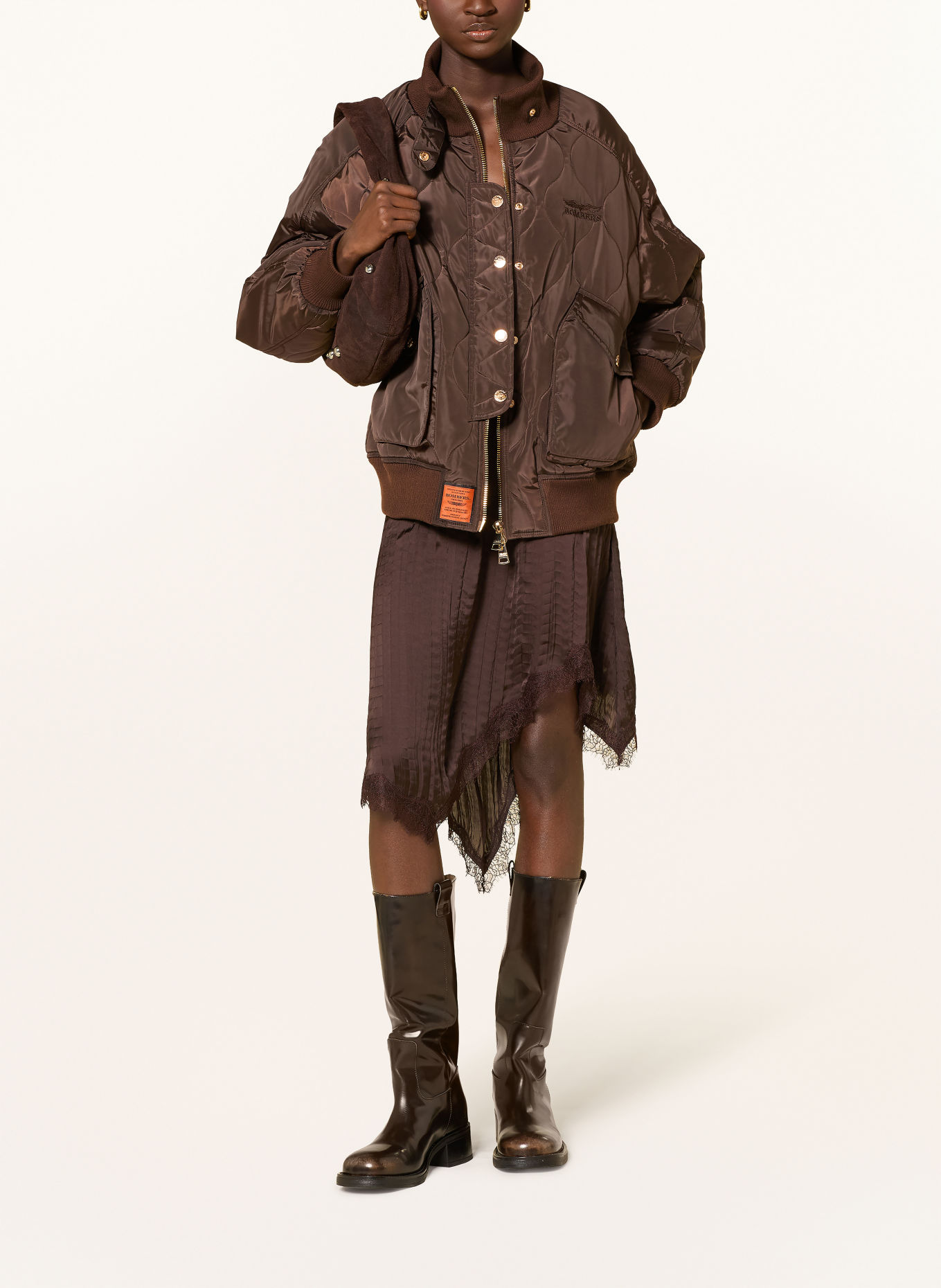 BOMBERS ORIGINAL Blouson MELDEN: MARRON