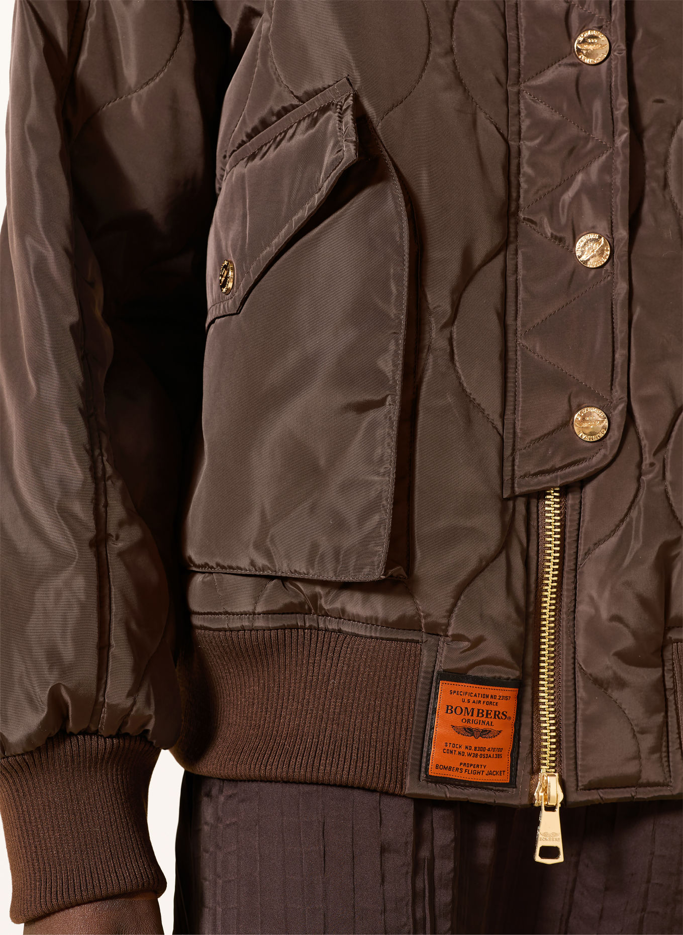 BOMBERS ORIGINAL Blouson MELDEN: MARRON