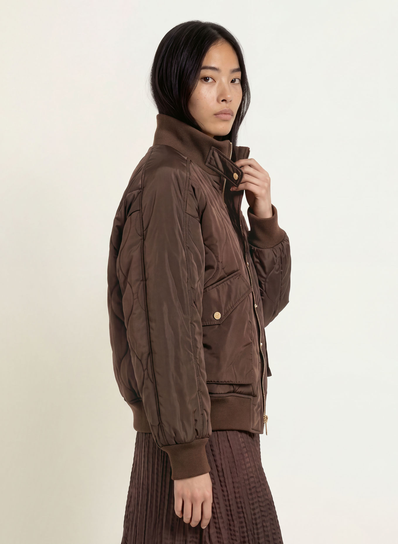 BOMBERS ORIGINAL Blouson MELDEN: MARRON