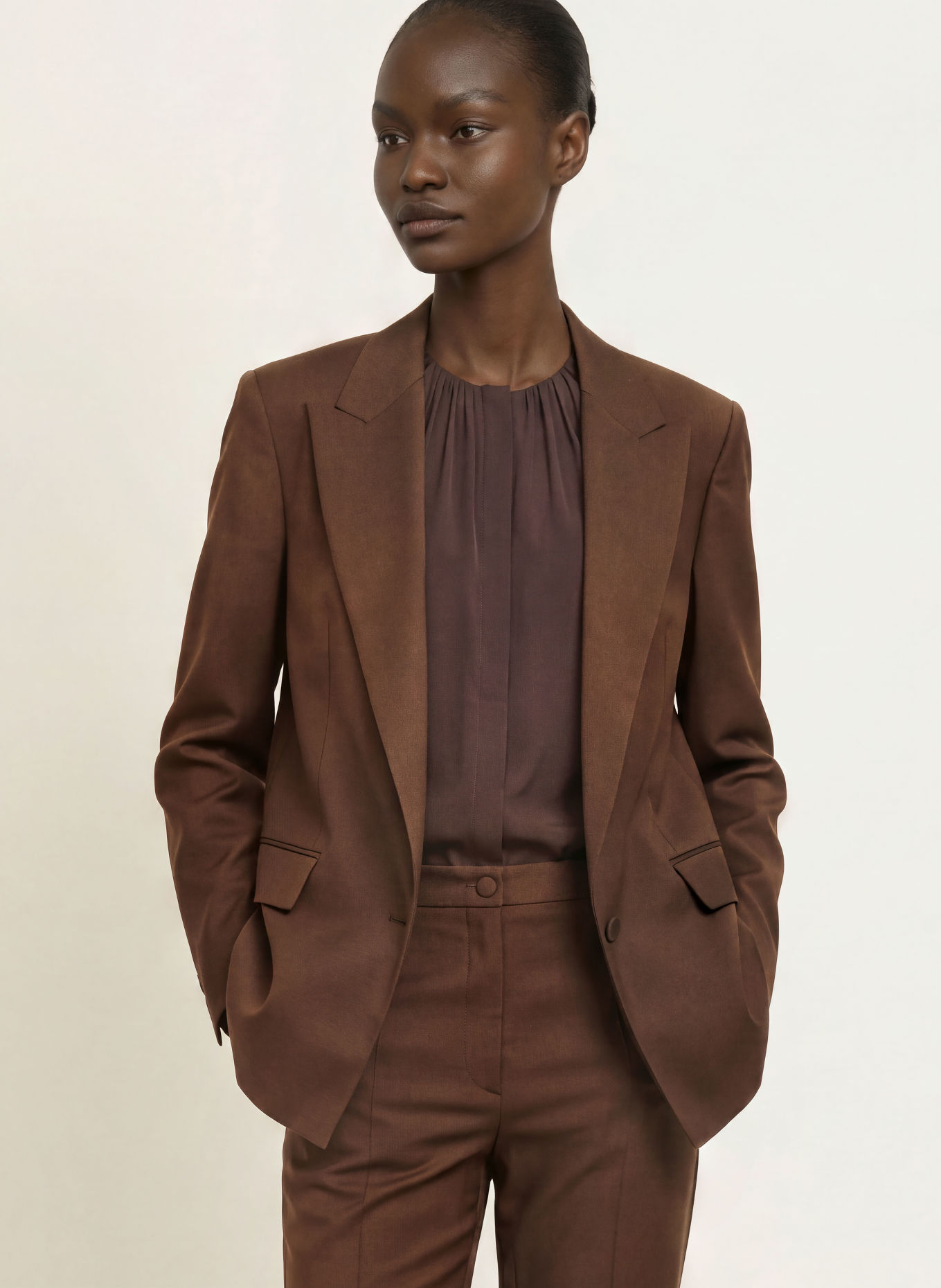 BOSS Blazer JEMMALA: DUNKELBRAUN
