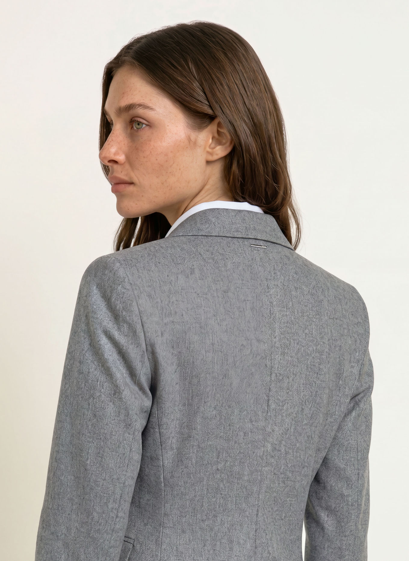 BOSS JIA Flannel Blazer: GRAY