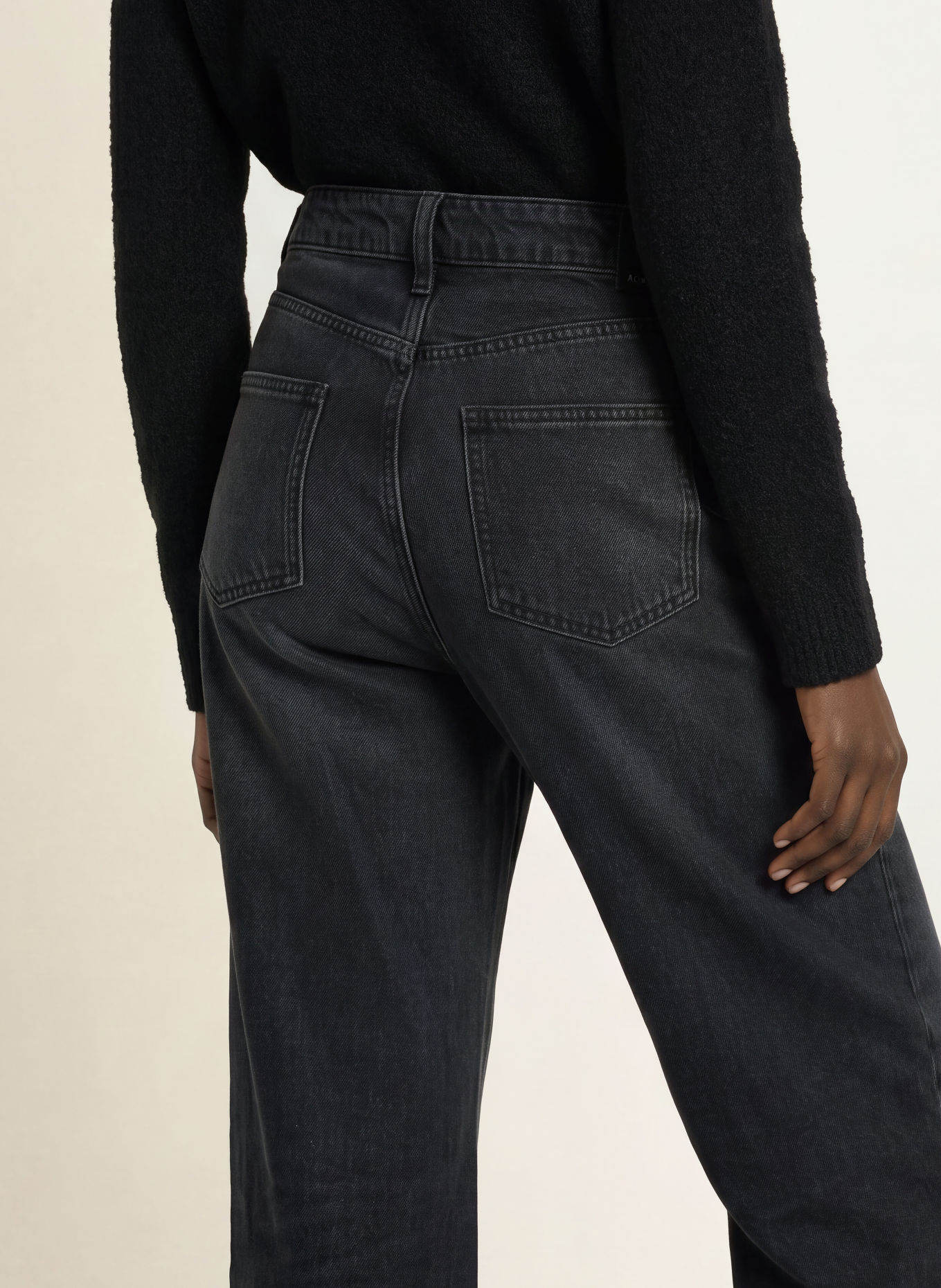 BOSS Wide Leg Jeans CROSSROAD: 009 BLACK