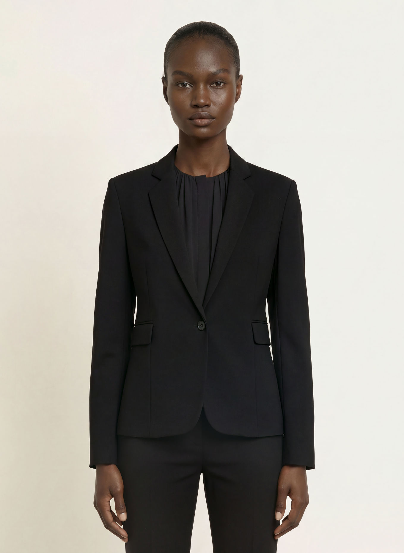 BOSS Jerseyblazer JIA: ZWART