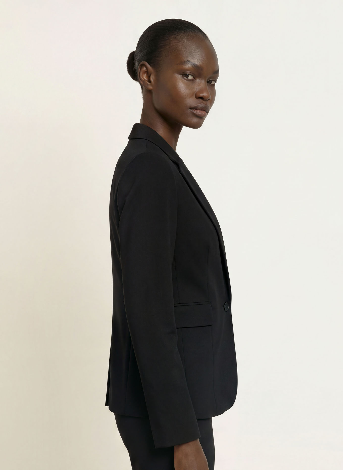 BOSS Jerseyblazer JIA: ZWART