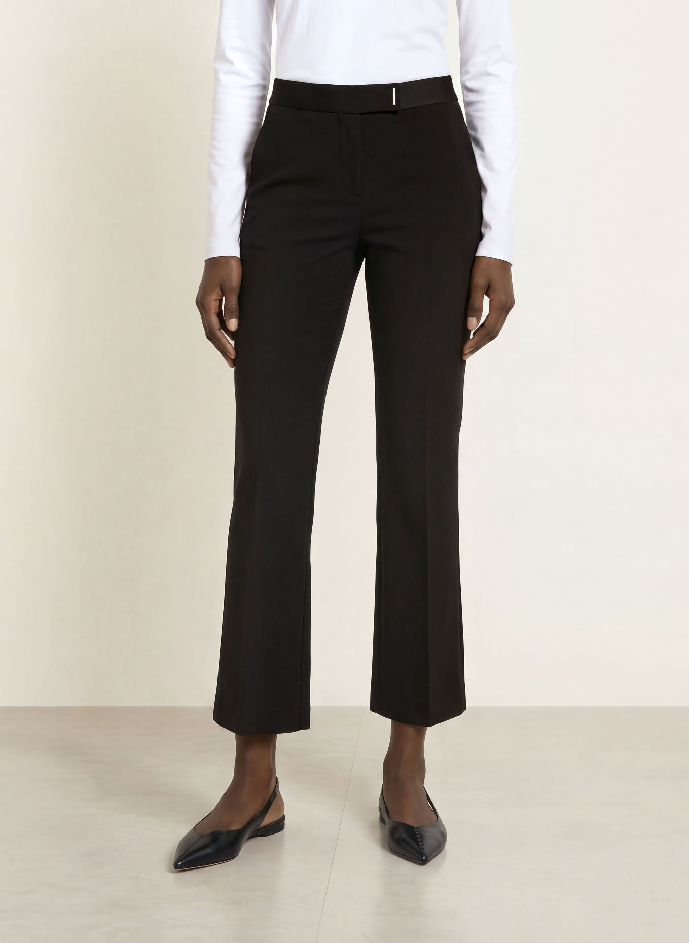 BOSS Broek TALIA: ZWART