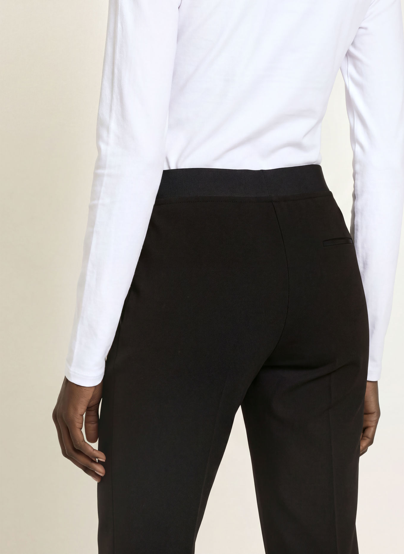 BOSS Broek TALIA: ZWART
