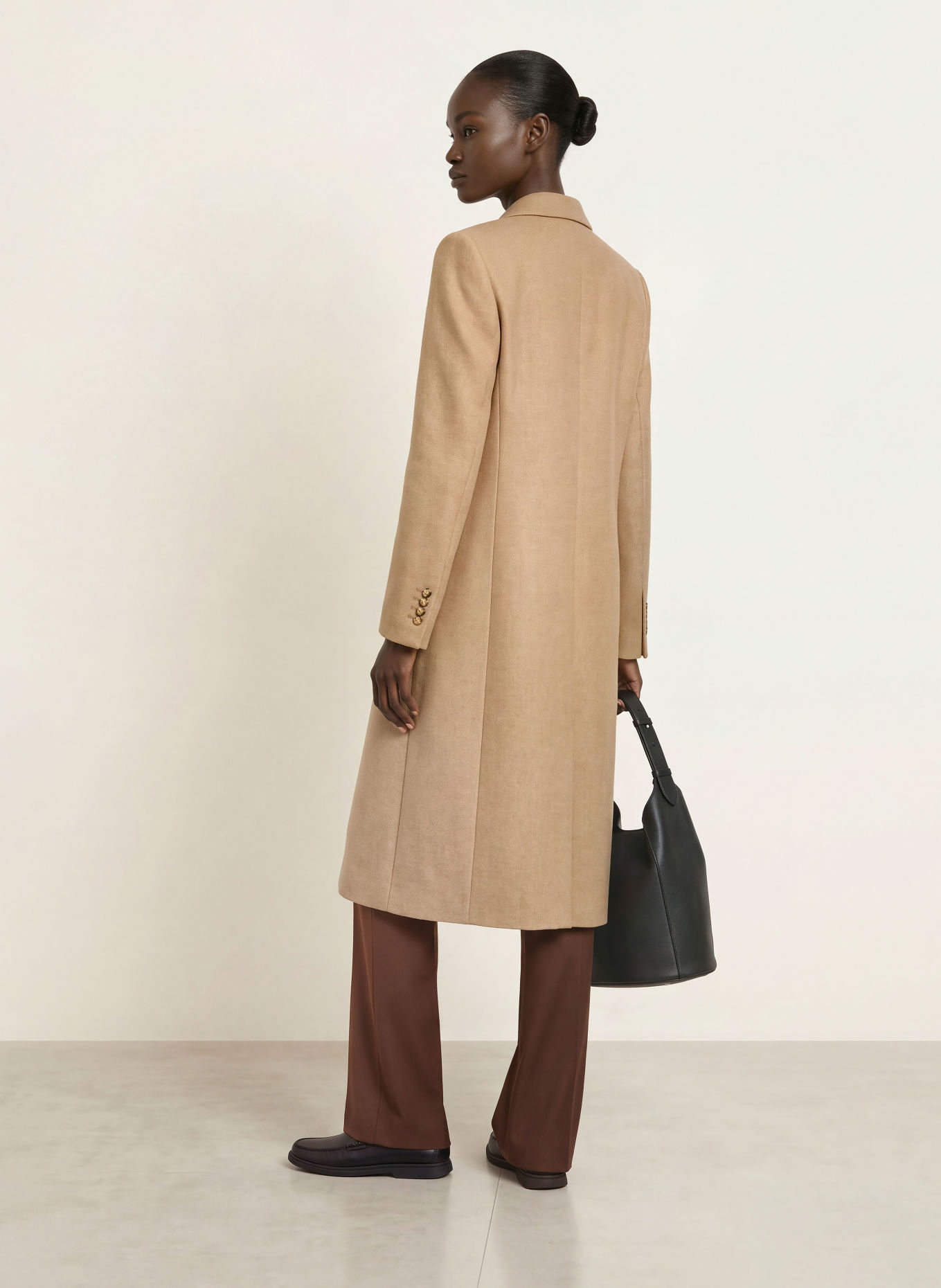 BOSS CASSJILA Wool coat: BEIGE