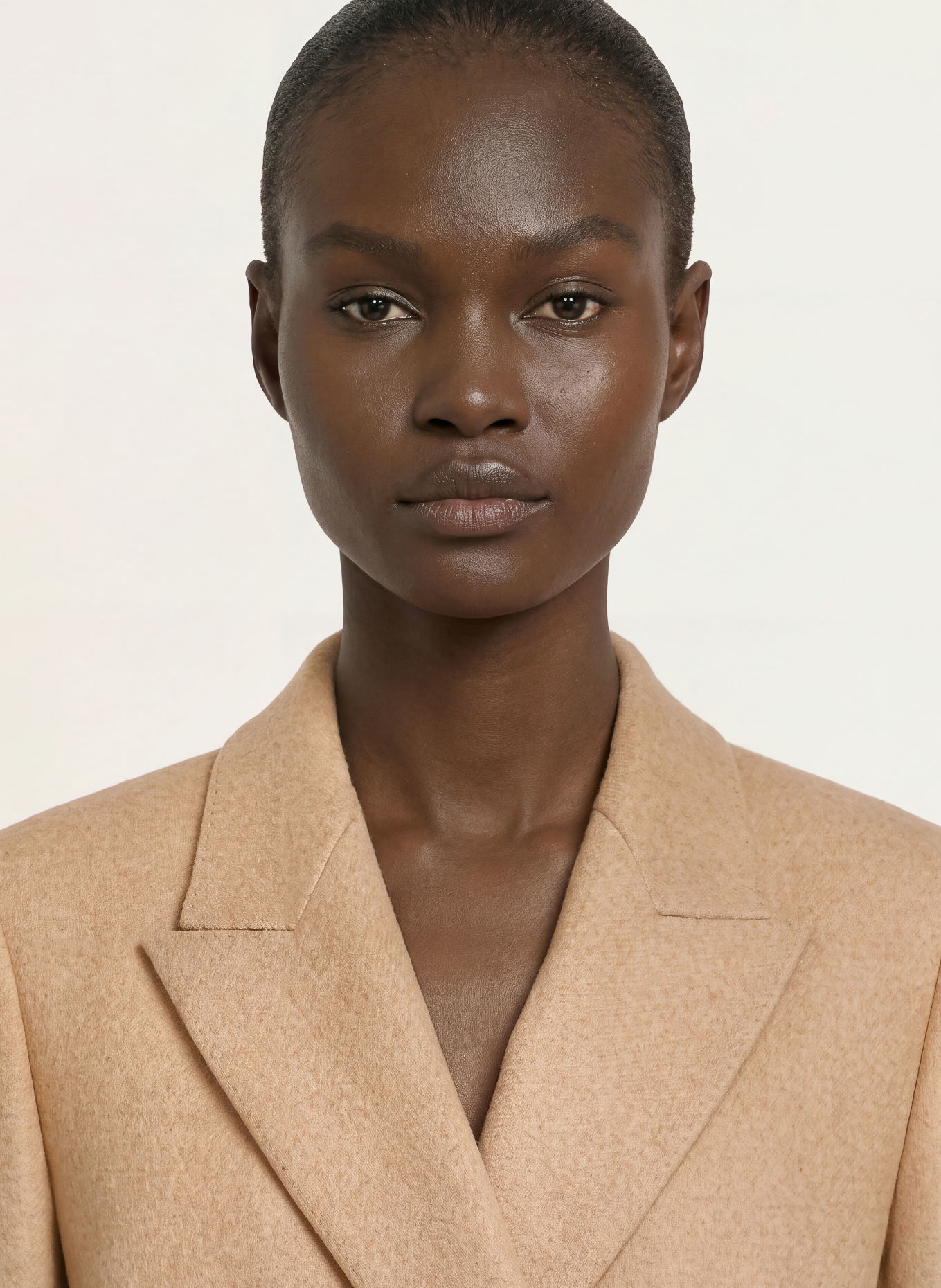 BOSS CASSJILA Wool coat: BEIGE
