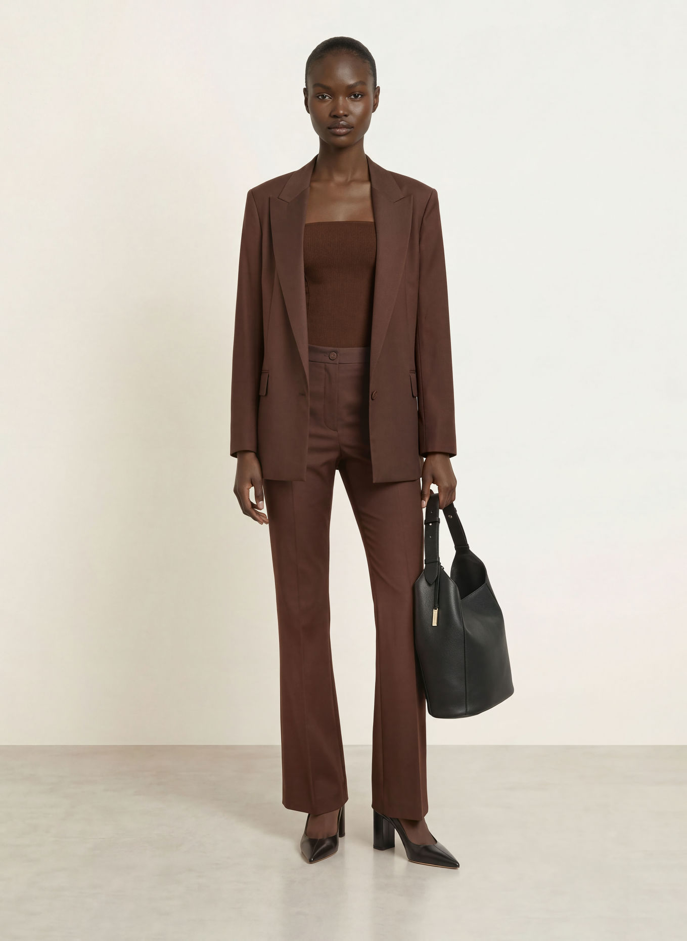 BOSS BYANA Bustier: DARK BROWN