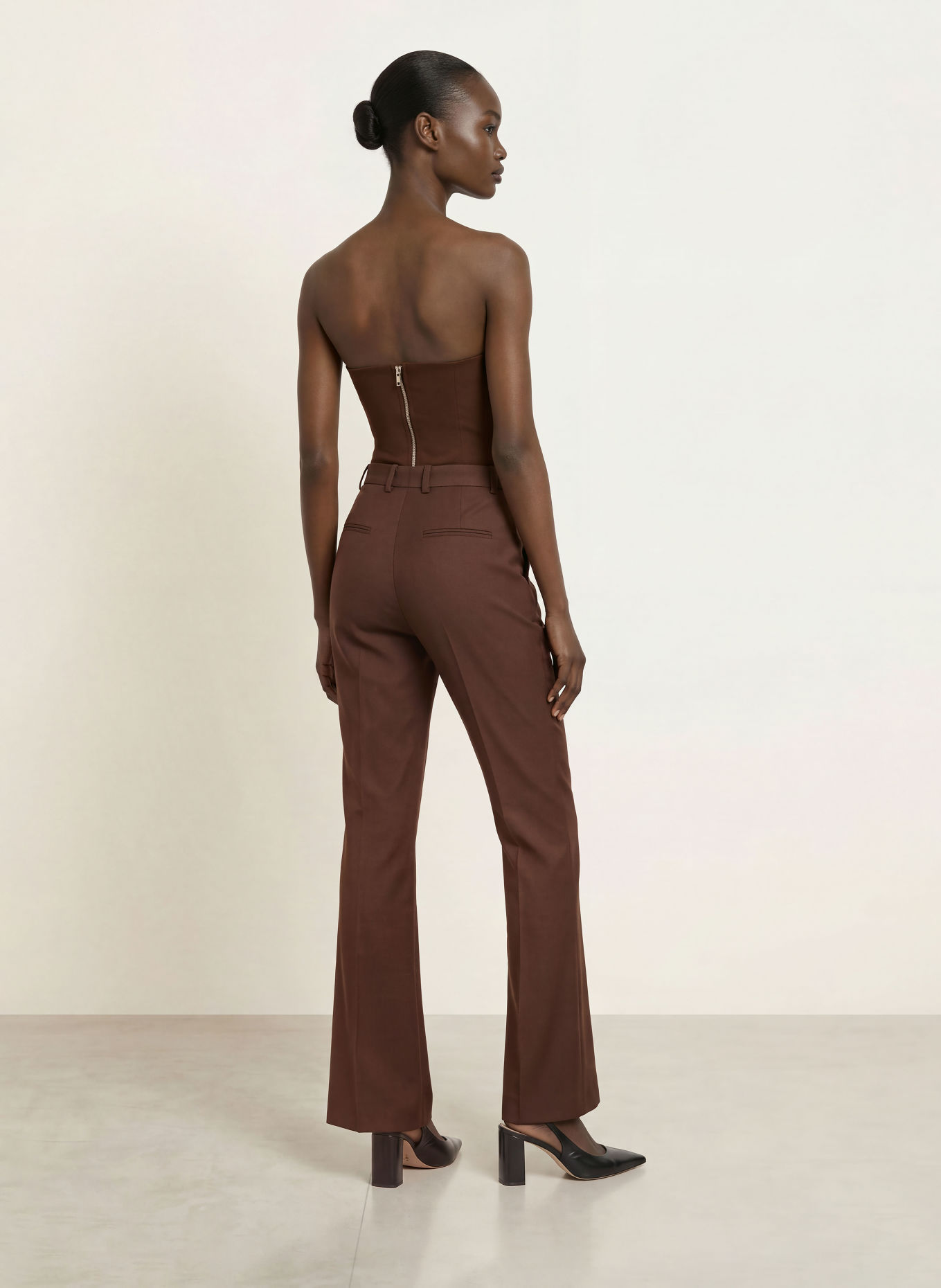 BOSS BYANA Bustier: DARK BROWN