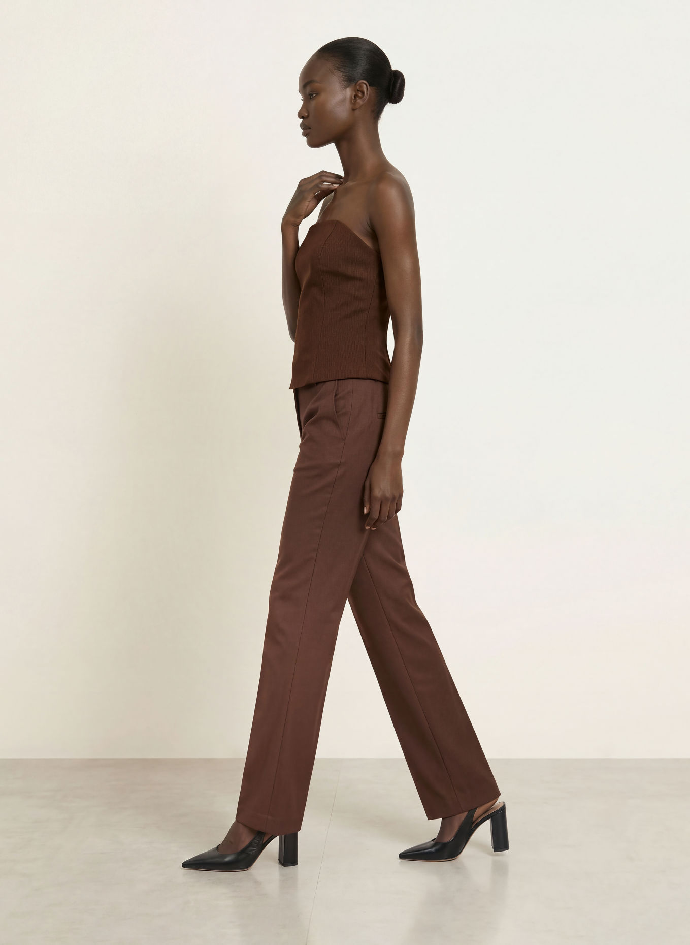 BOSS BYANA Bustier: DARK BROWN